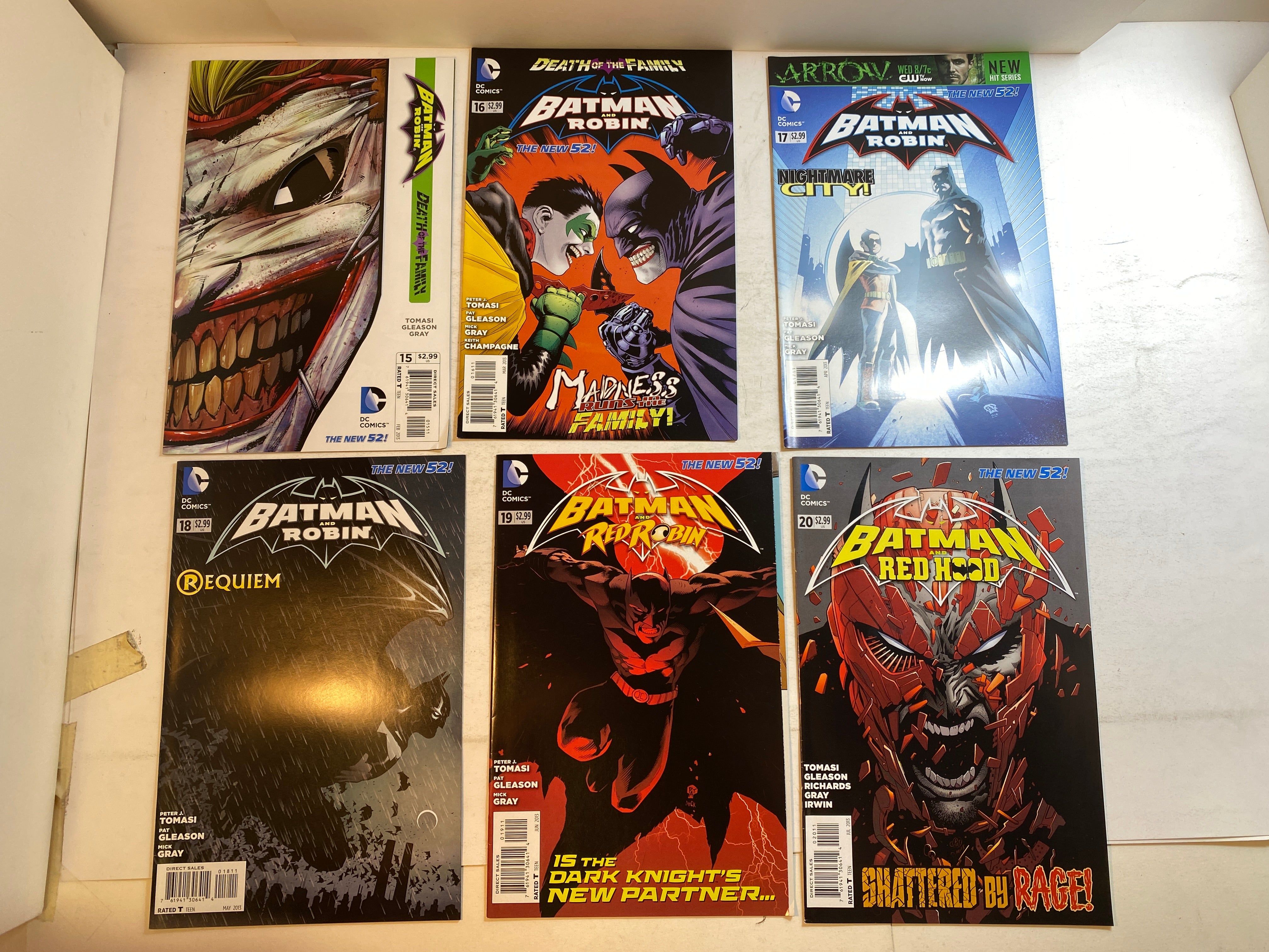 Lot of 18 Batman and Robin Comics DC 2012-2013