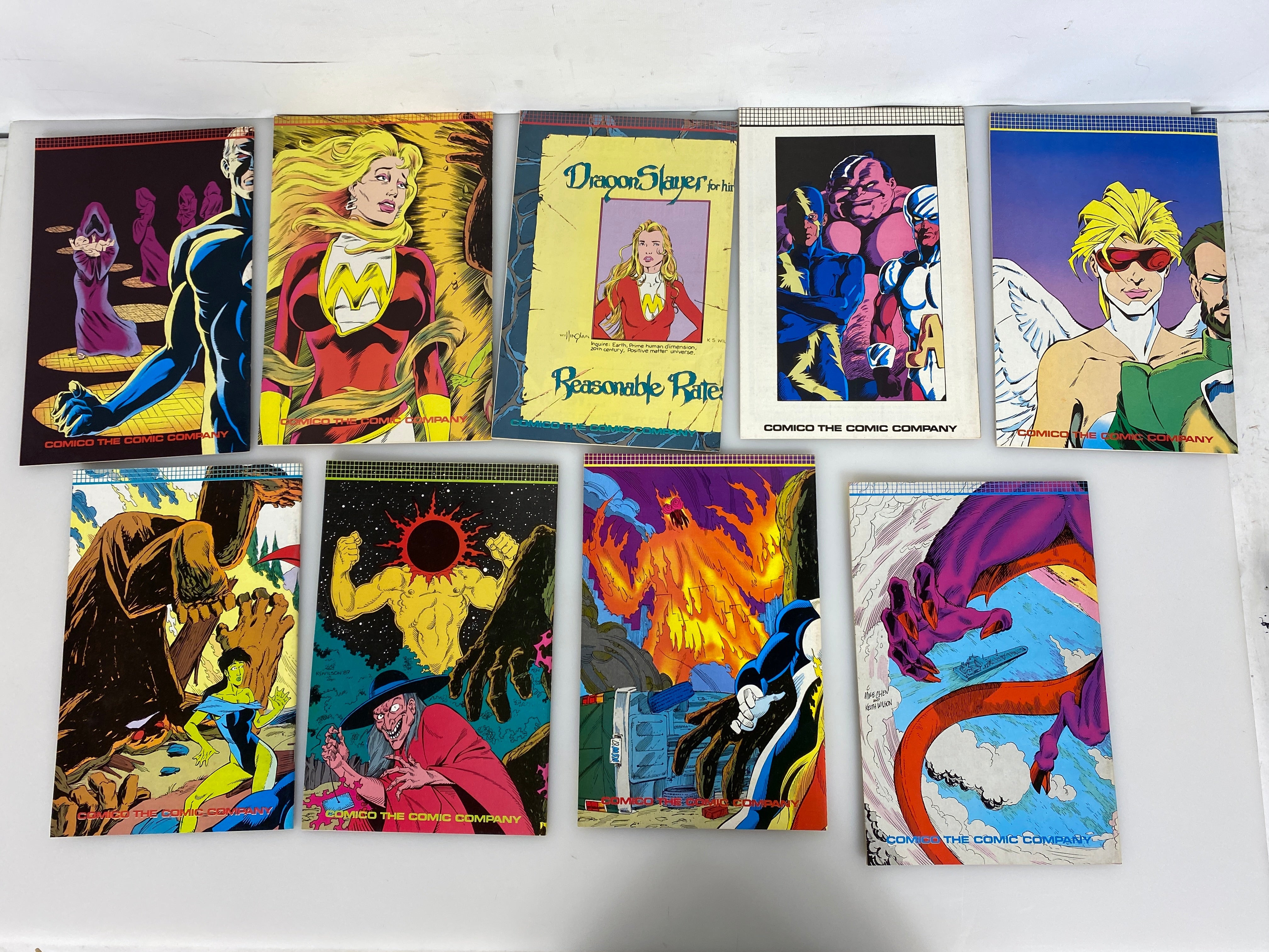 Lot of 18 Elementals Comico Comics 1987-1989