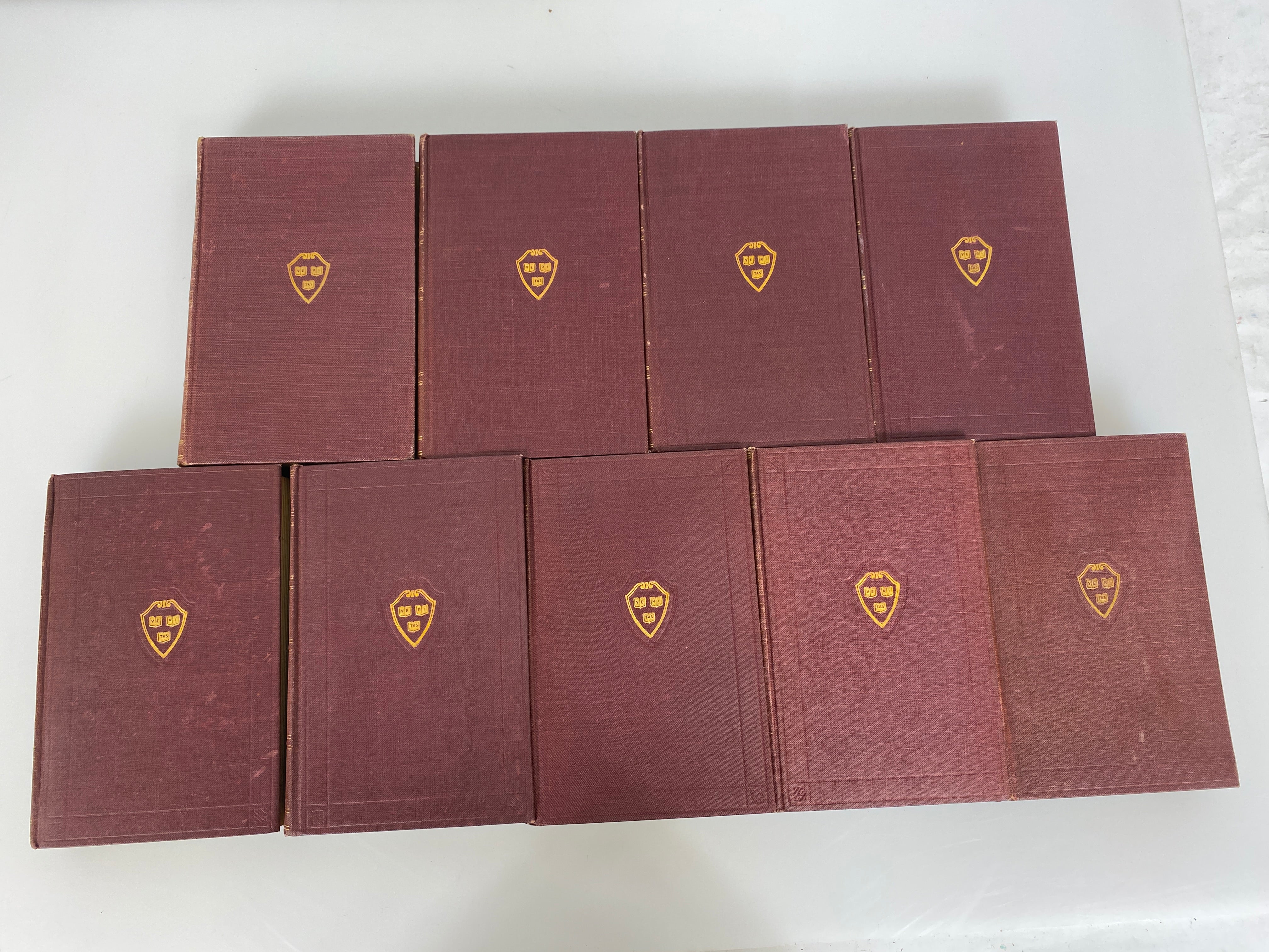 Lot of 18 Harvard Classics The Five Foot Shelf of Books 1910 Antique HC