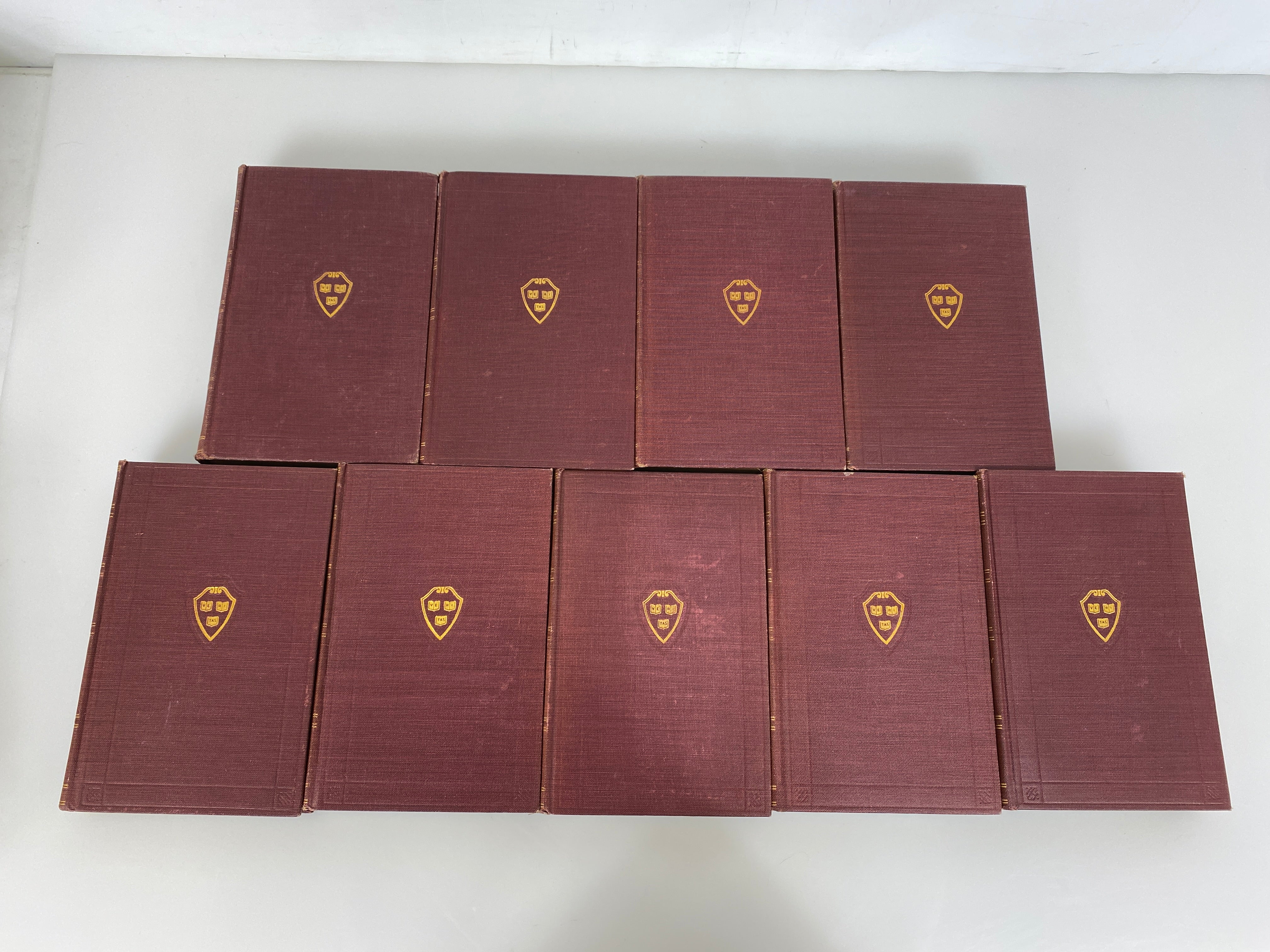 Lot of 18 Harvard Classics The Five Foot Shelf of Books 1910 Antique HC
