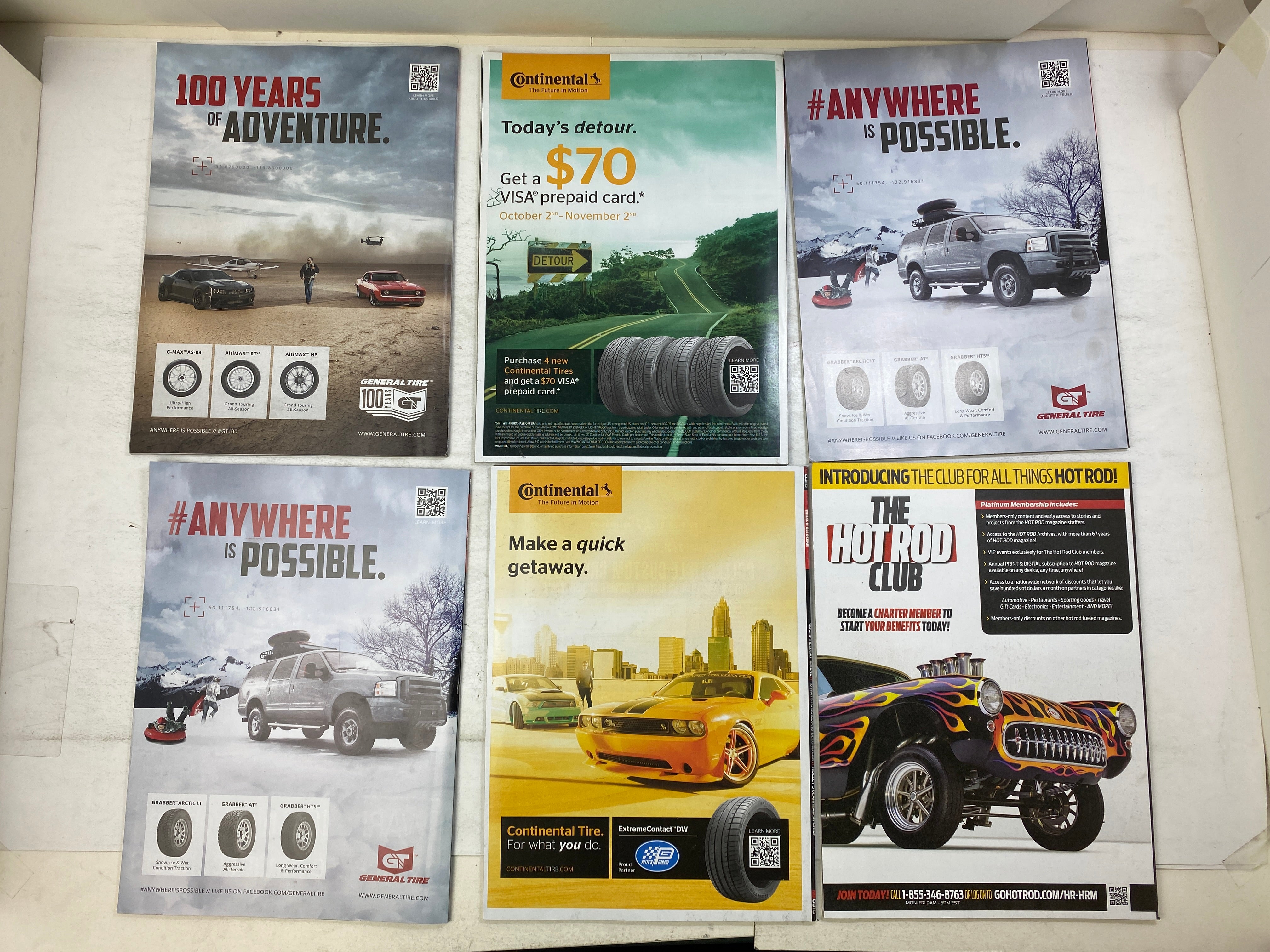 Lot of 18 Hot Rod Magazines 2015-2016