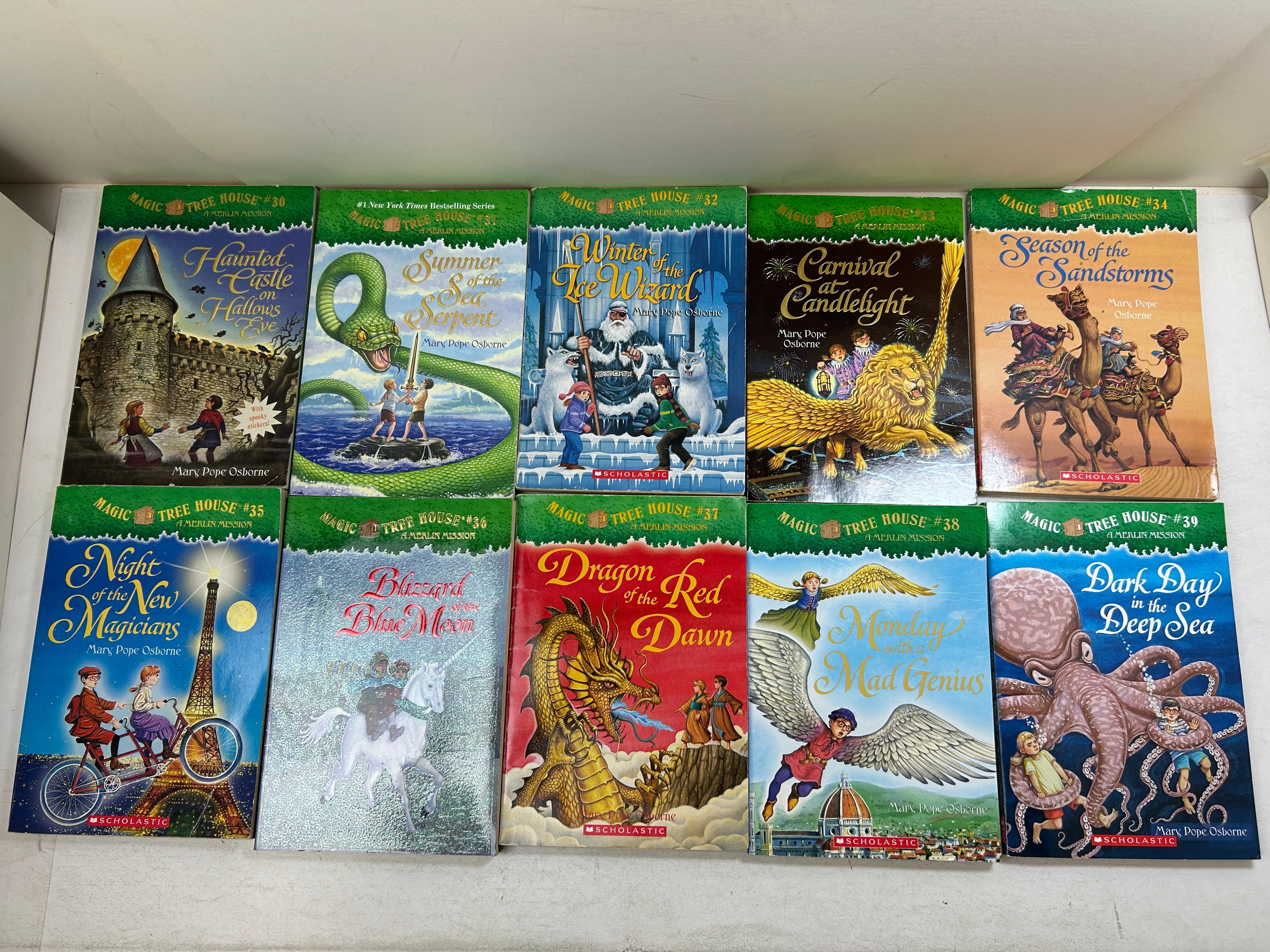 Lot of 18 Magic Tree House Merlin Missions by Mary Pope Osborne SC