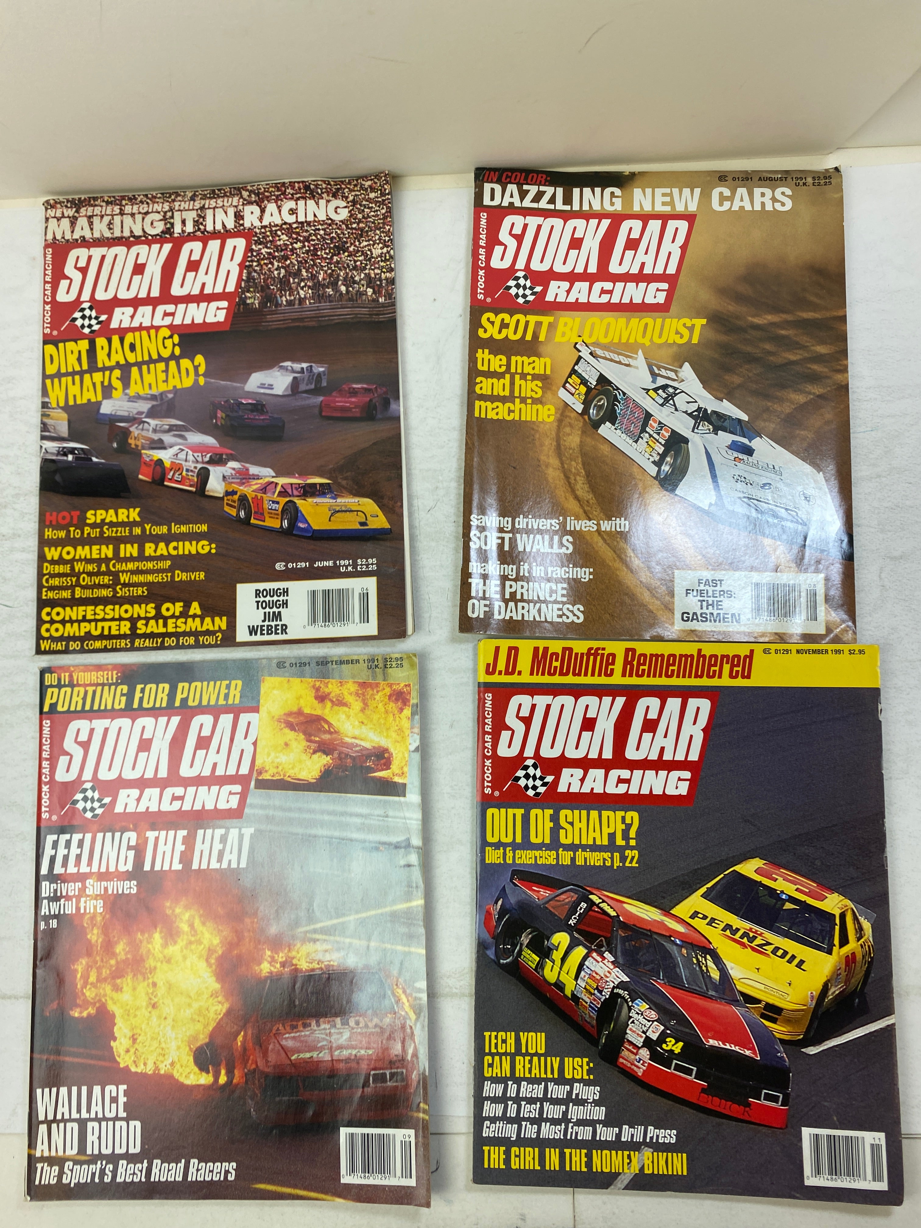 Lot of 18 Stock Car Racing Magazine 1987-1988