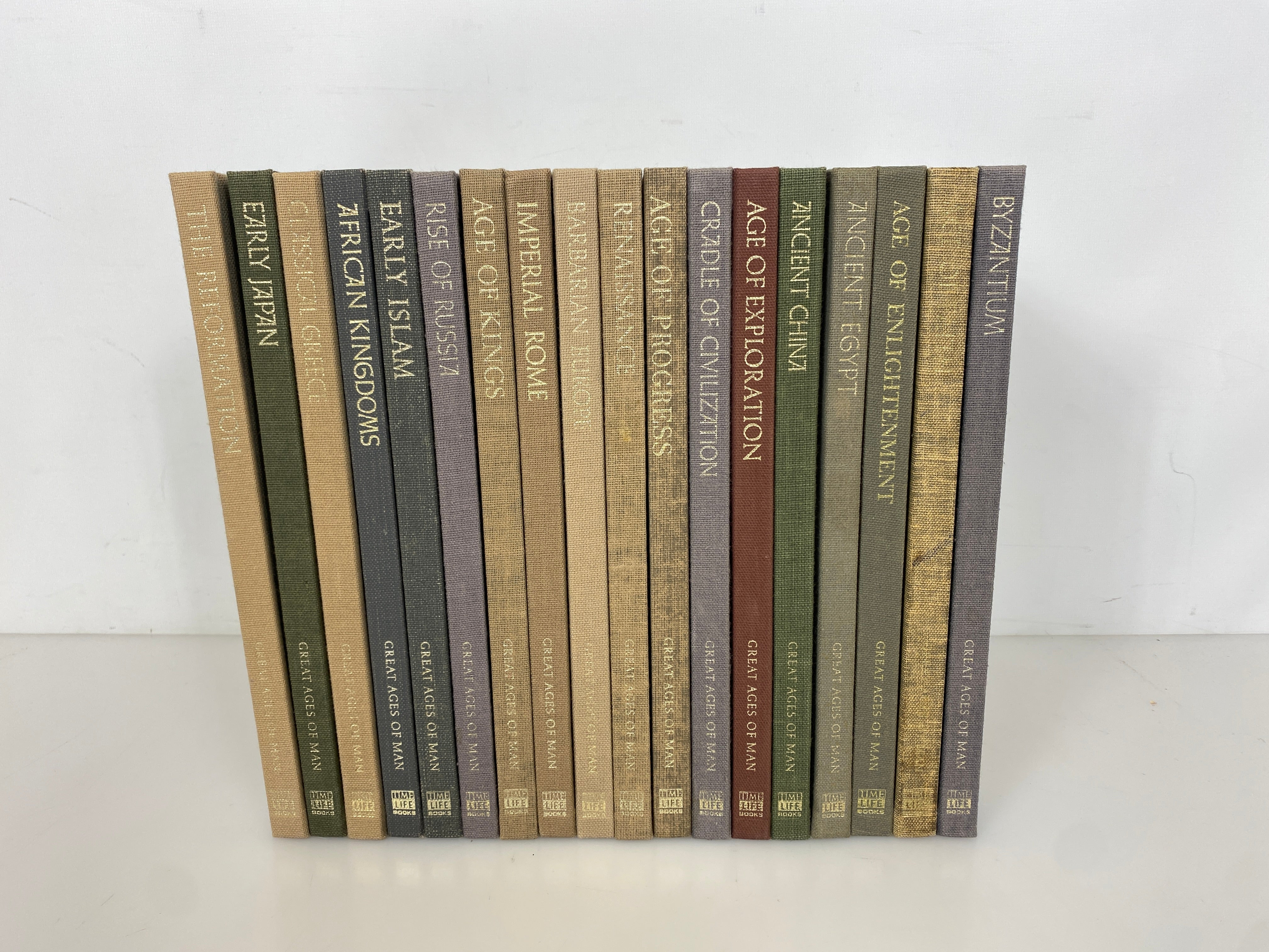 Lot of 18 Time Life Books Great Ages of Man 1965-1980 Vintage HC