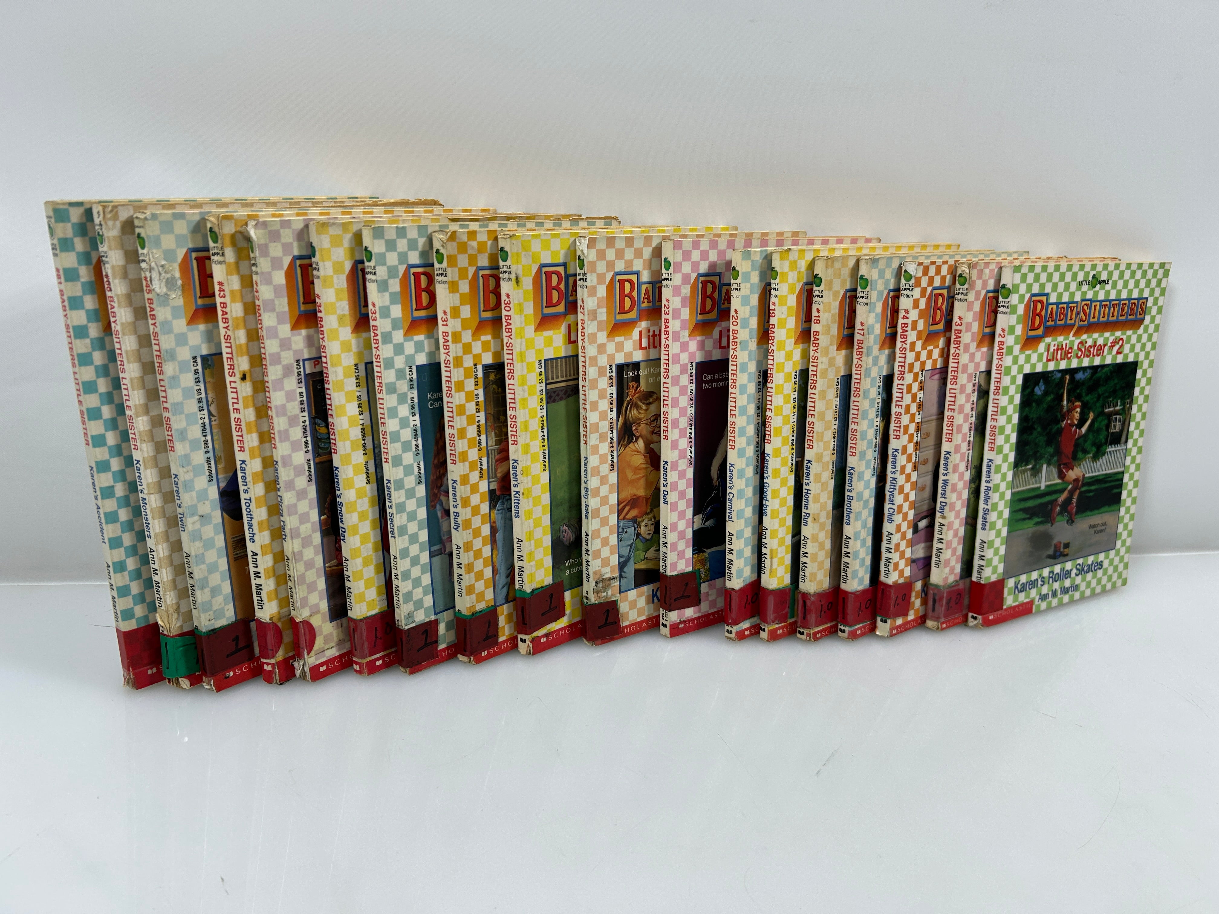 Lot of 18: Vintage Babysitters Little Sister Classroom Lib Paperbacks 1988-97 SC