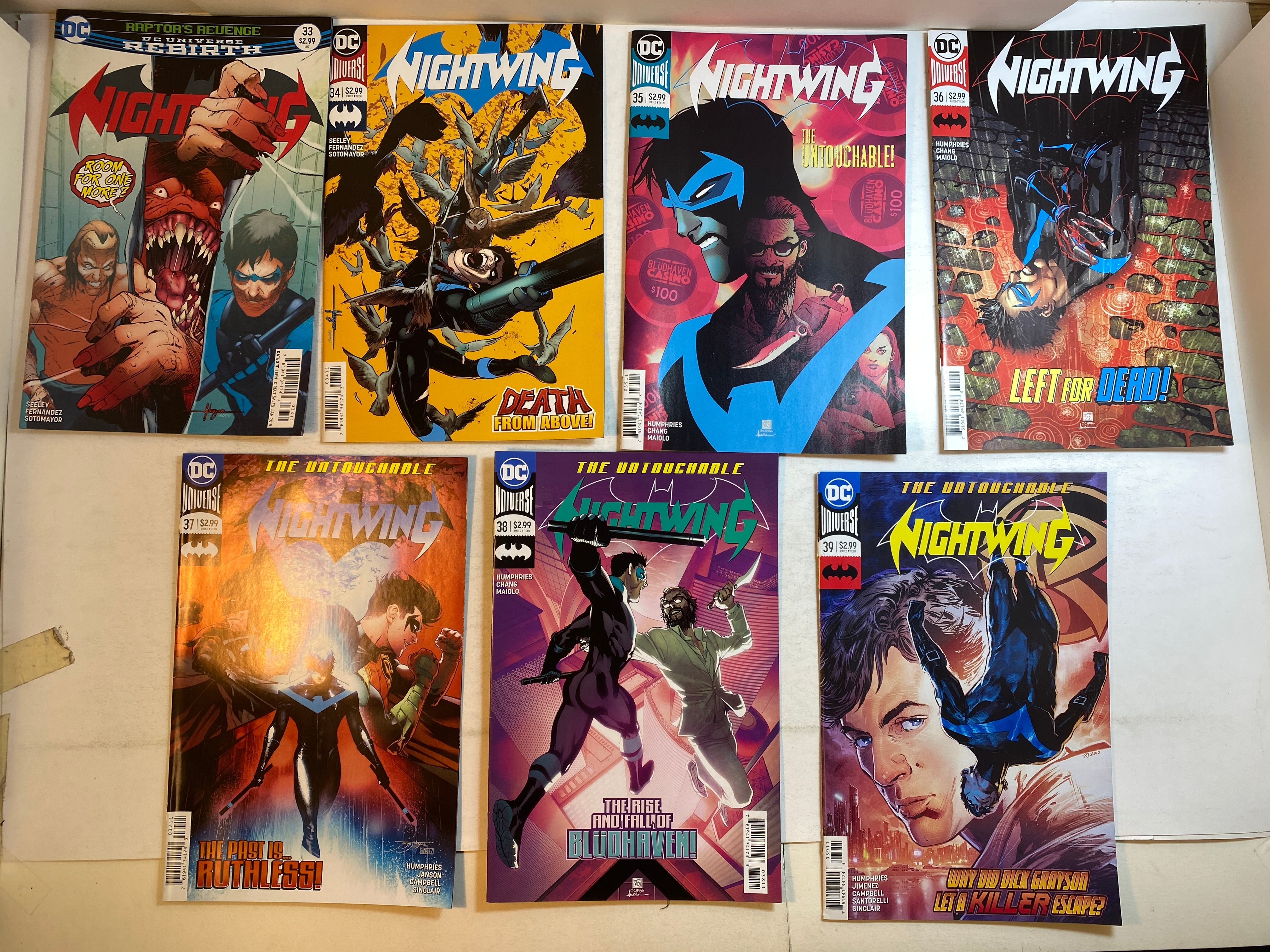 Lot of 19 Nightwing DC Comics 2017-2018