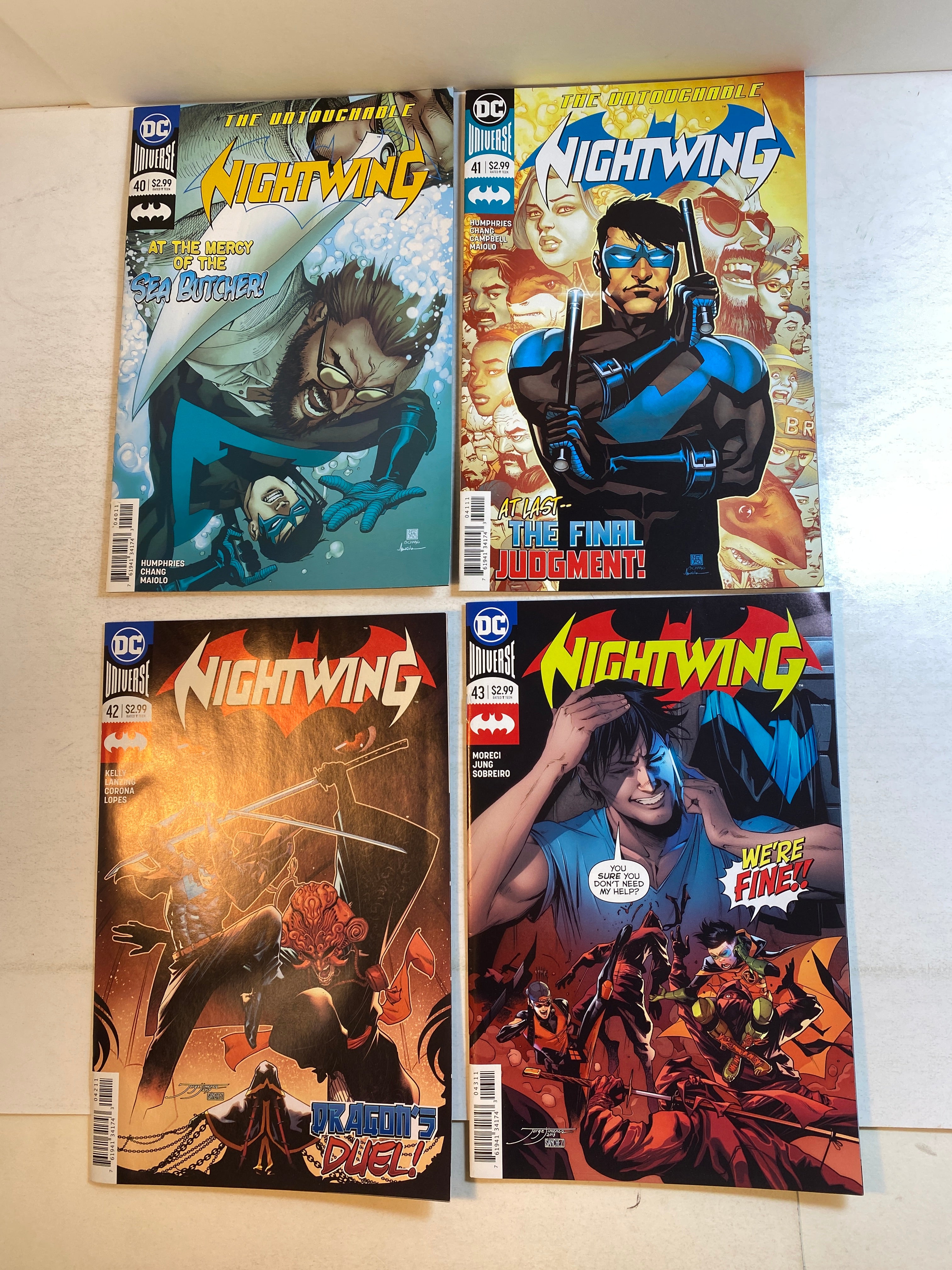 Lot of 19 Nightwing DC Comics 2017-2018