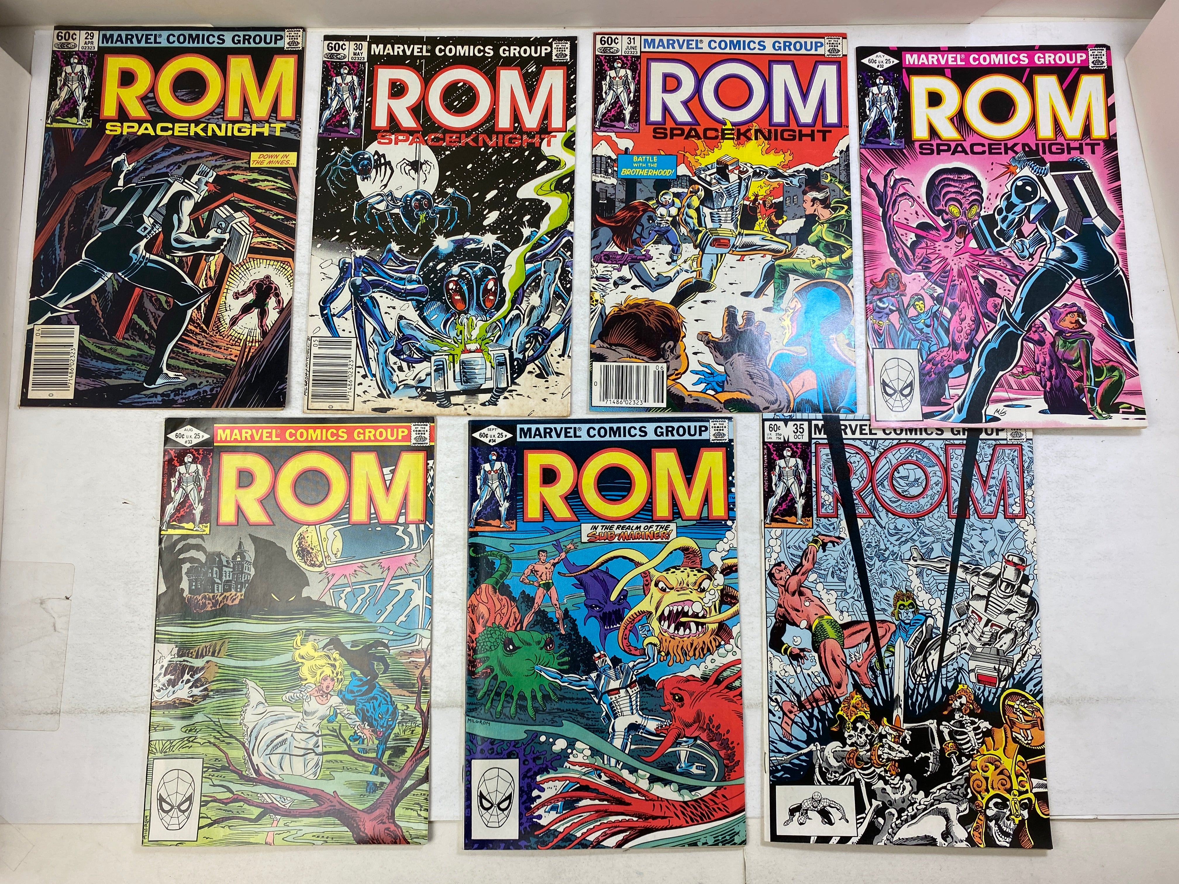 Lot of 19 Rom Spaceknight Marvel Comics 1980-1983