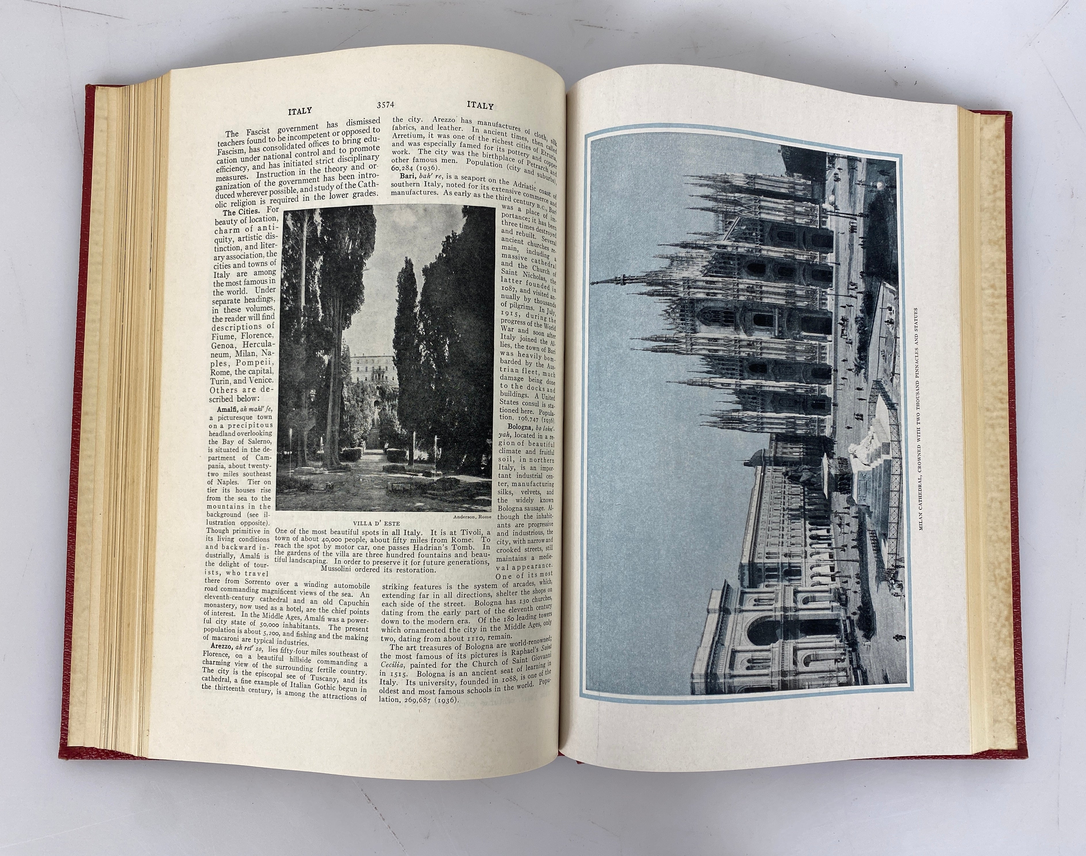 Lot of 19 The World Book Encyclopedia 1944 HC