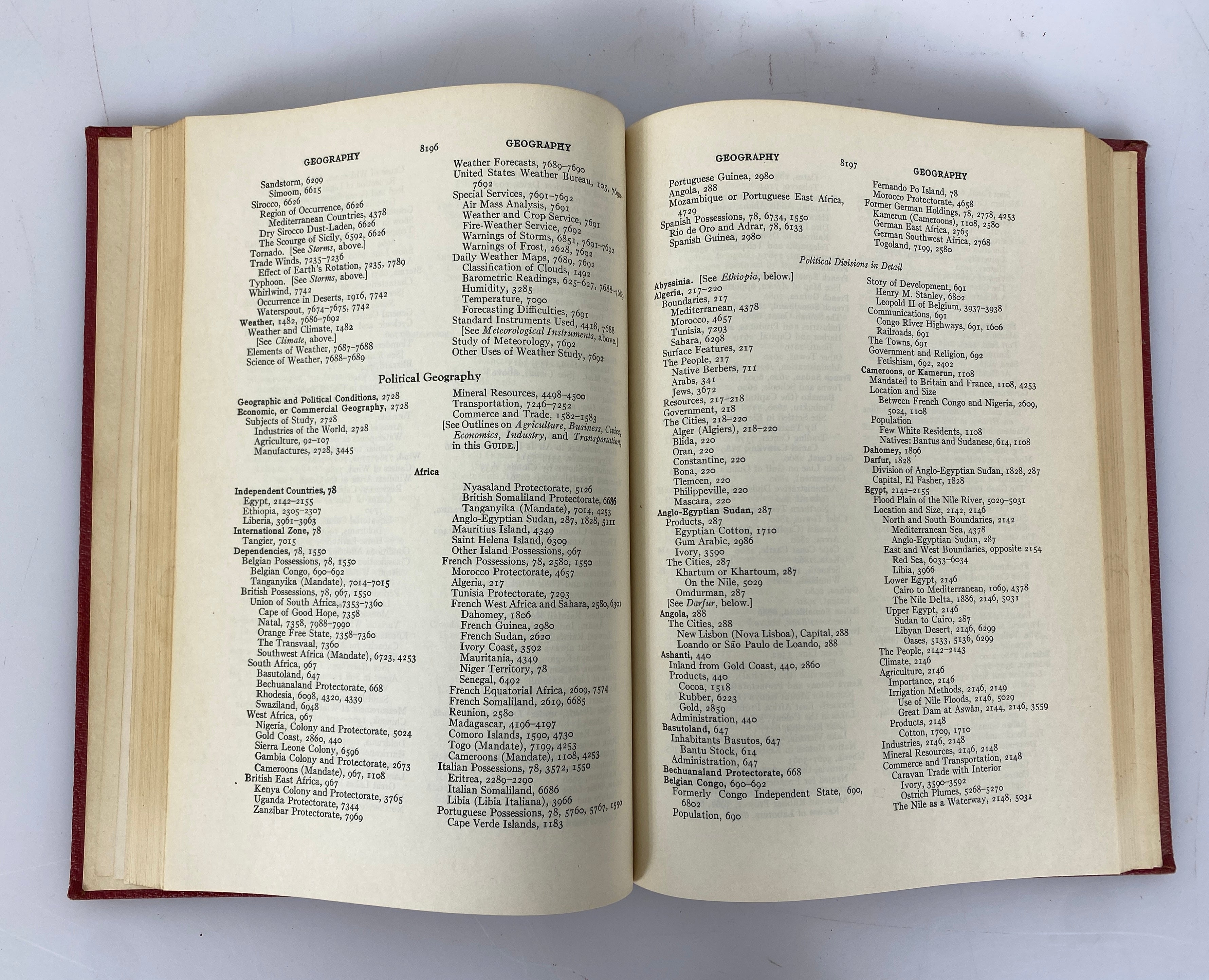 Lot of 19 The World Book Encyclopedia 1944 HC
