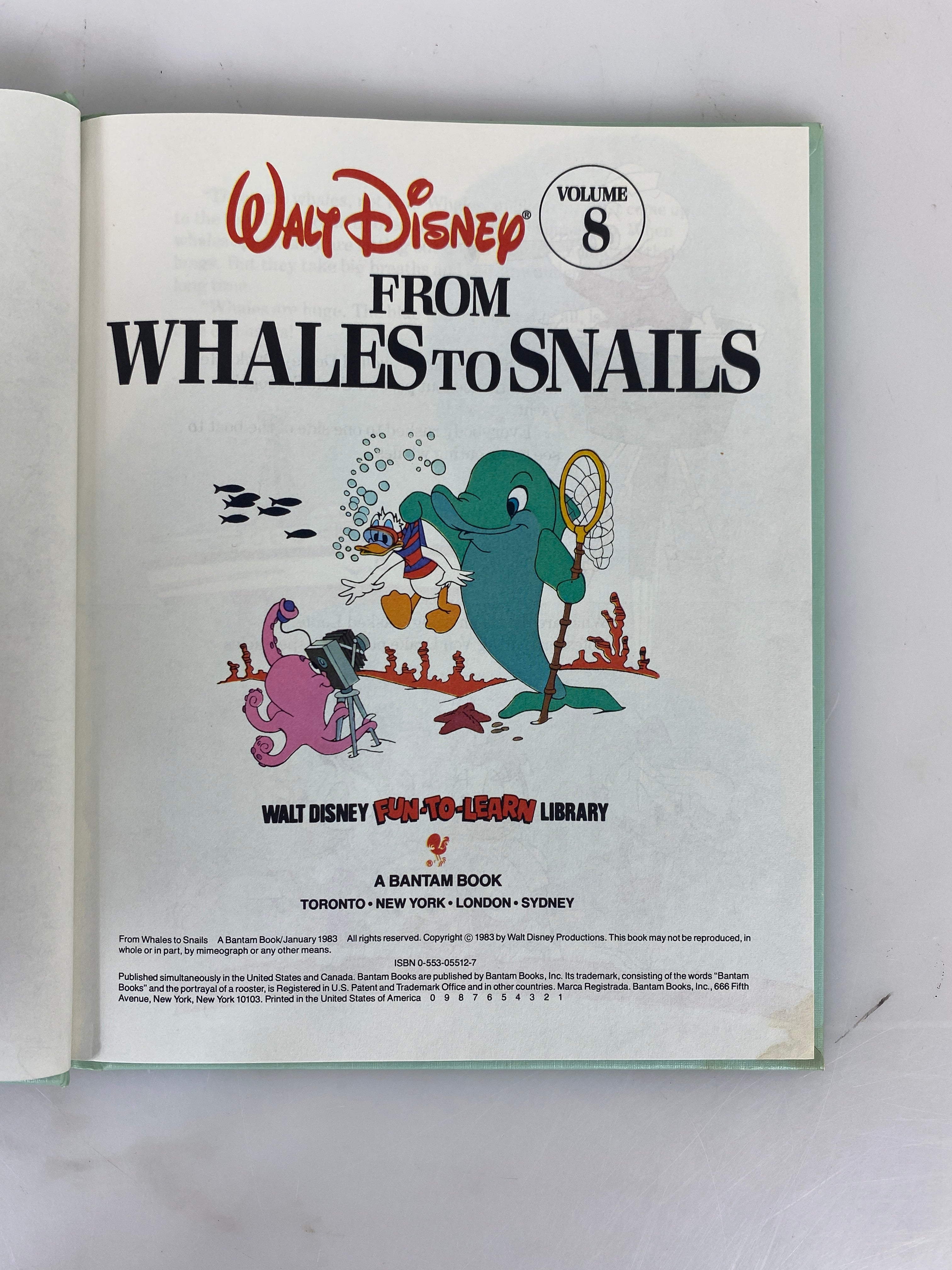 Lot of 19 Walt Disney Fun-To-Learn Library 1-19 1983 HC