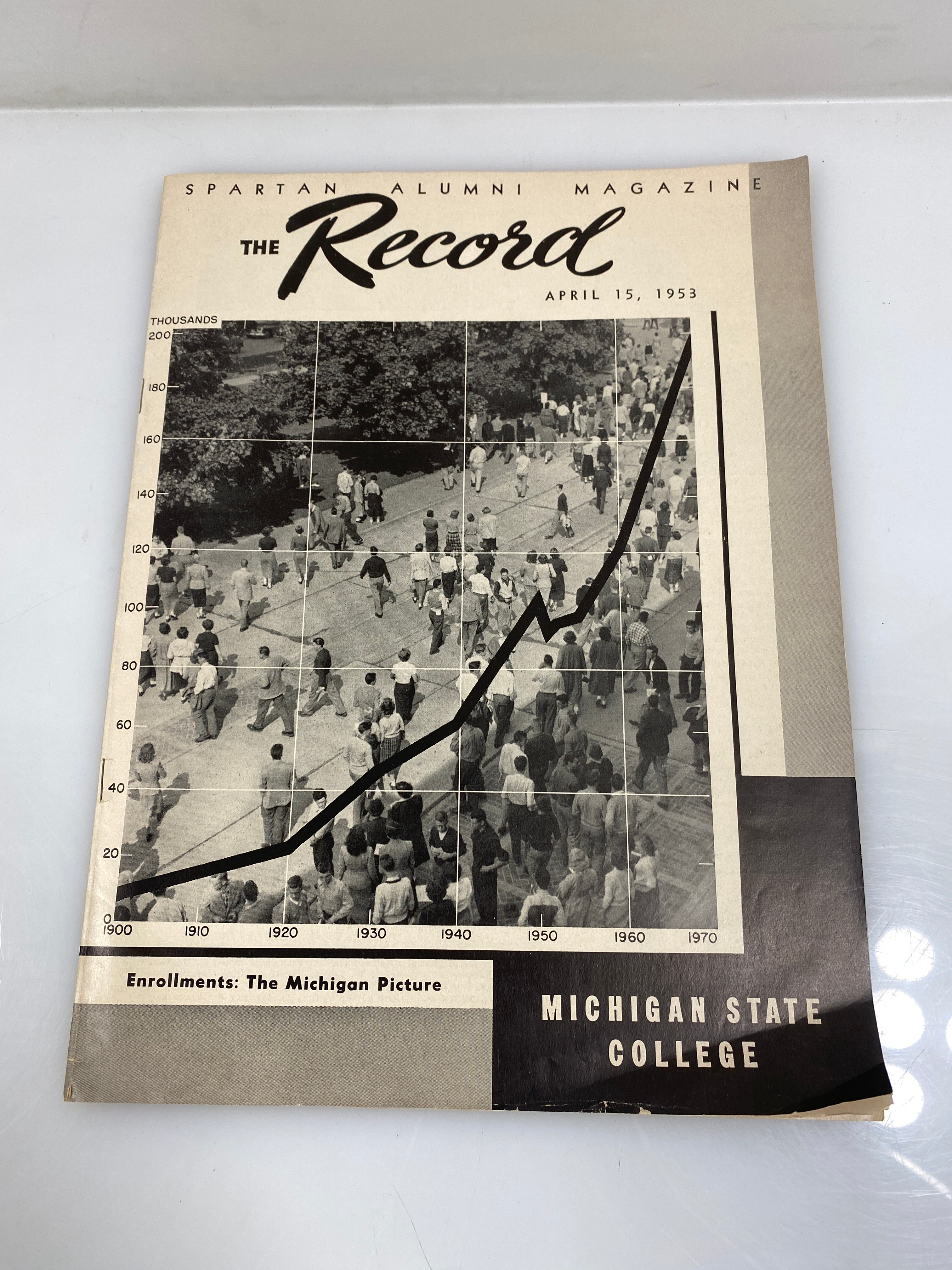 Lot of 1950s MSU Ephemera Alumni Magazine Commencements 1953-1963