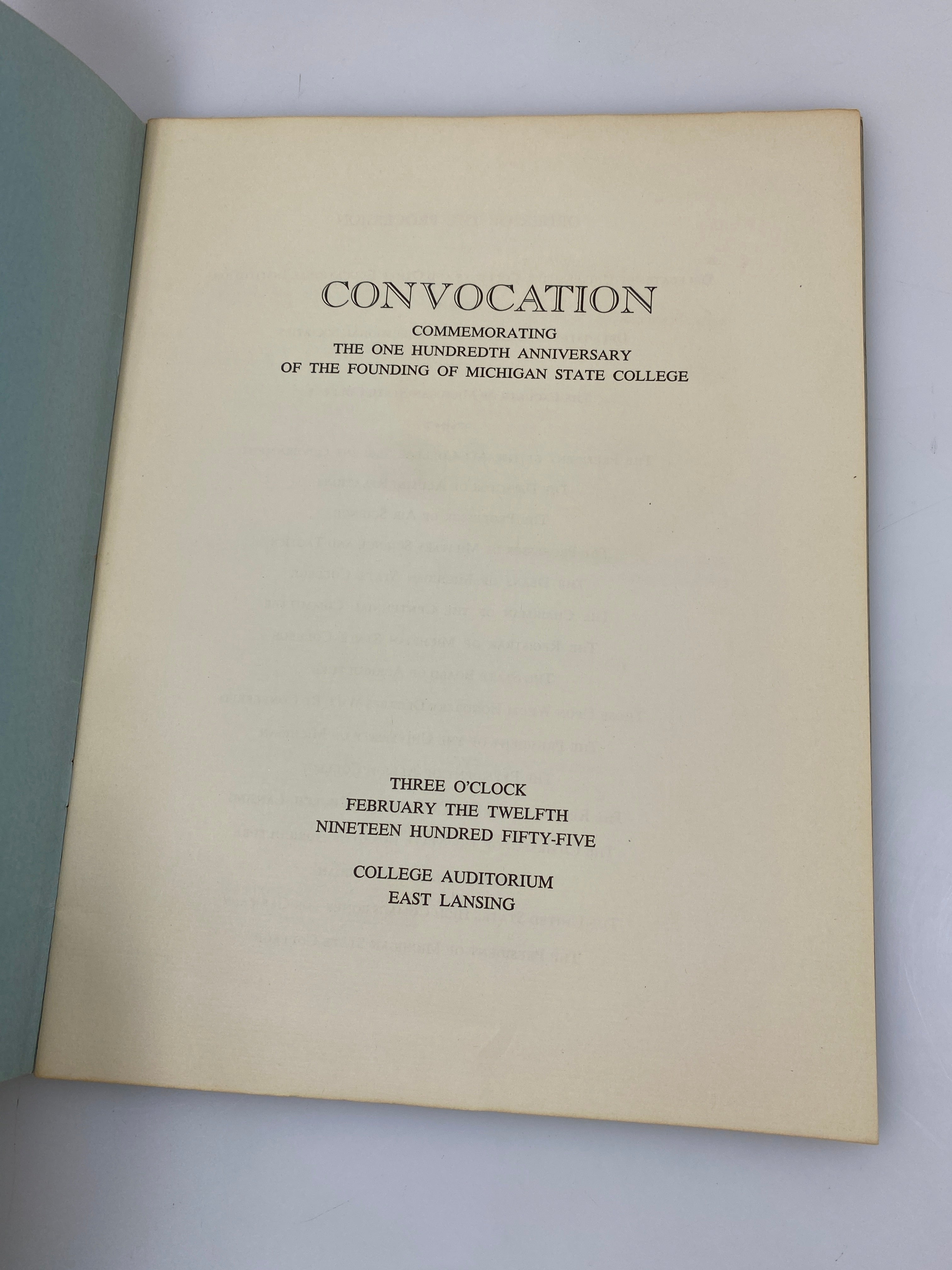 Lot of 1950s MSU Ephemera Alumni Magazine Commencements 1953-1963