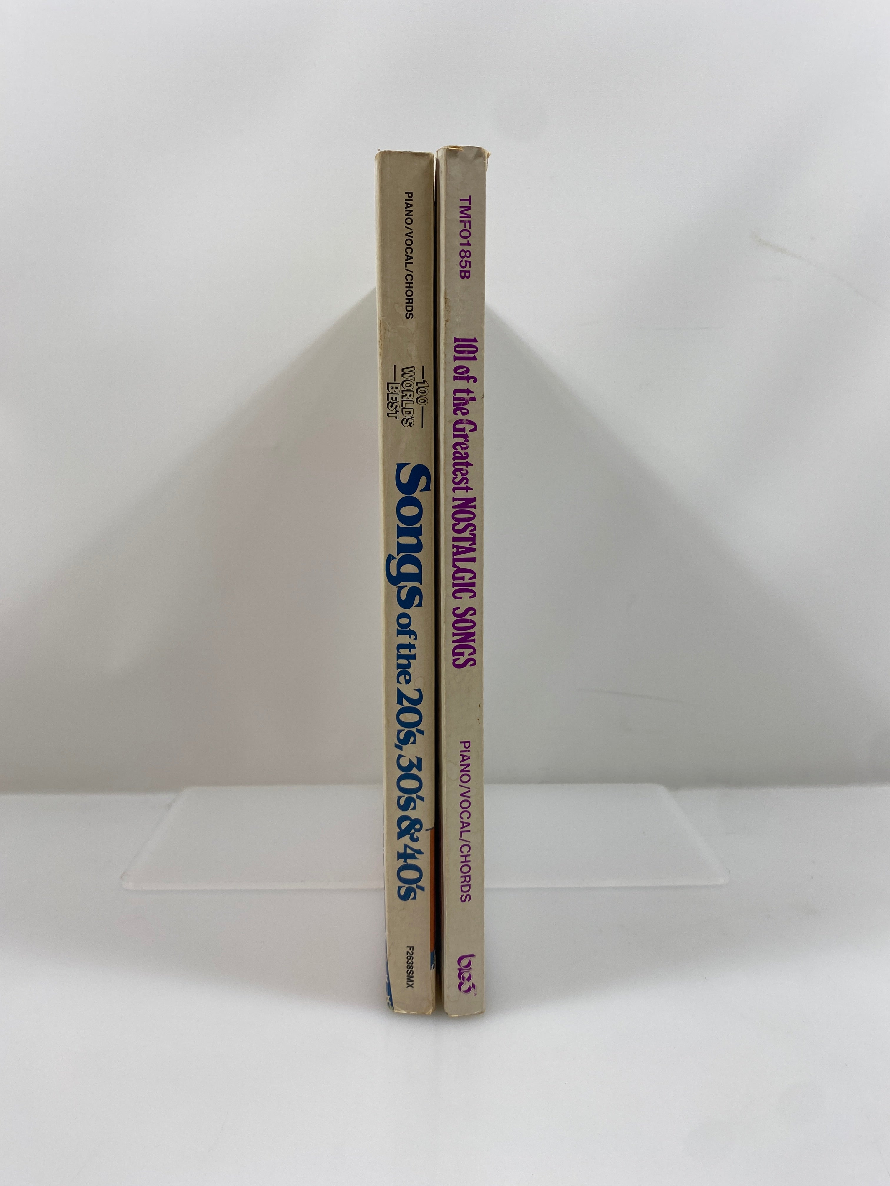 Lot of 2: 100 World's Best Songs/101 Greatest Nostalgic Songs 1986-87 SC