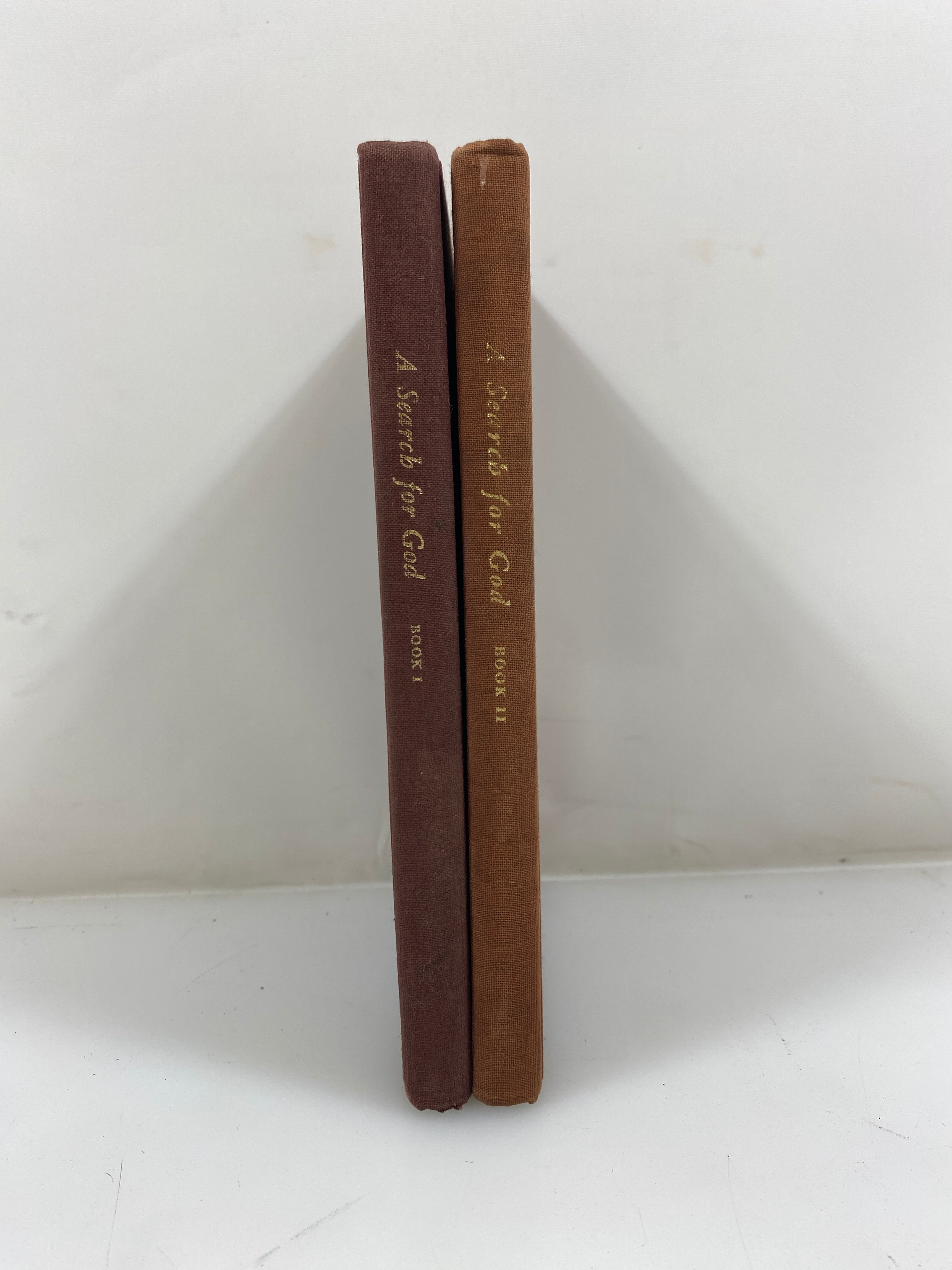 Lot of 2 A Search for God Book I-II 1970-73 HC
