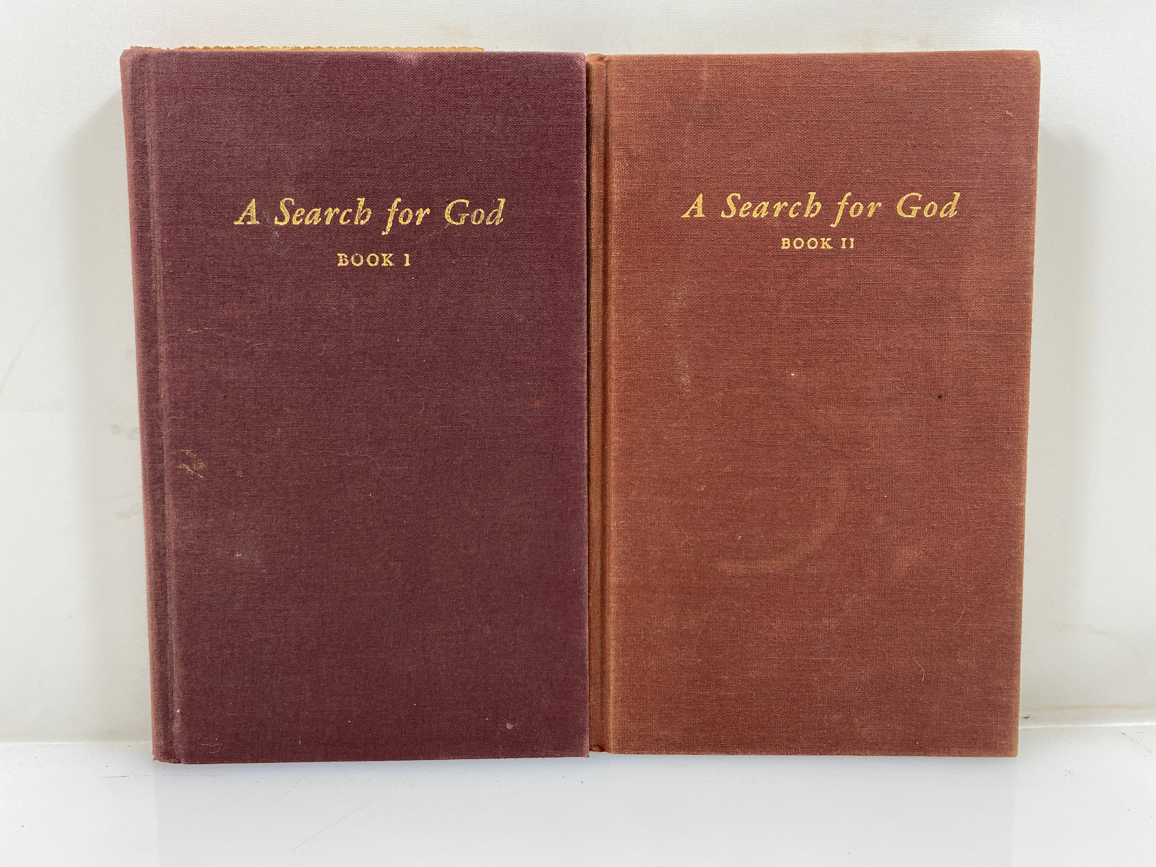 Lot of 2 A Search for God Book I-II 1970-73 HC