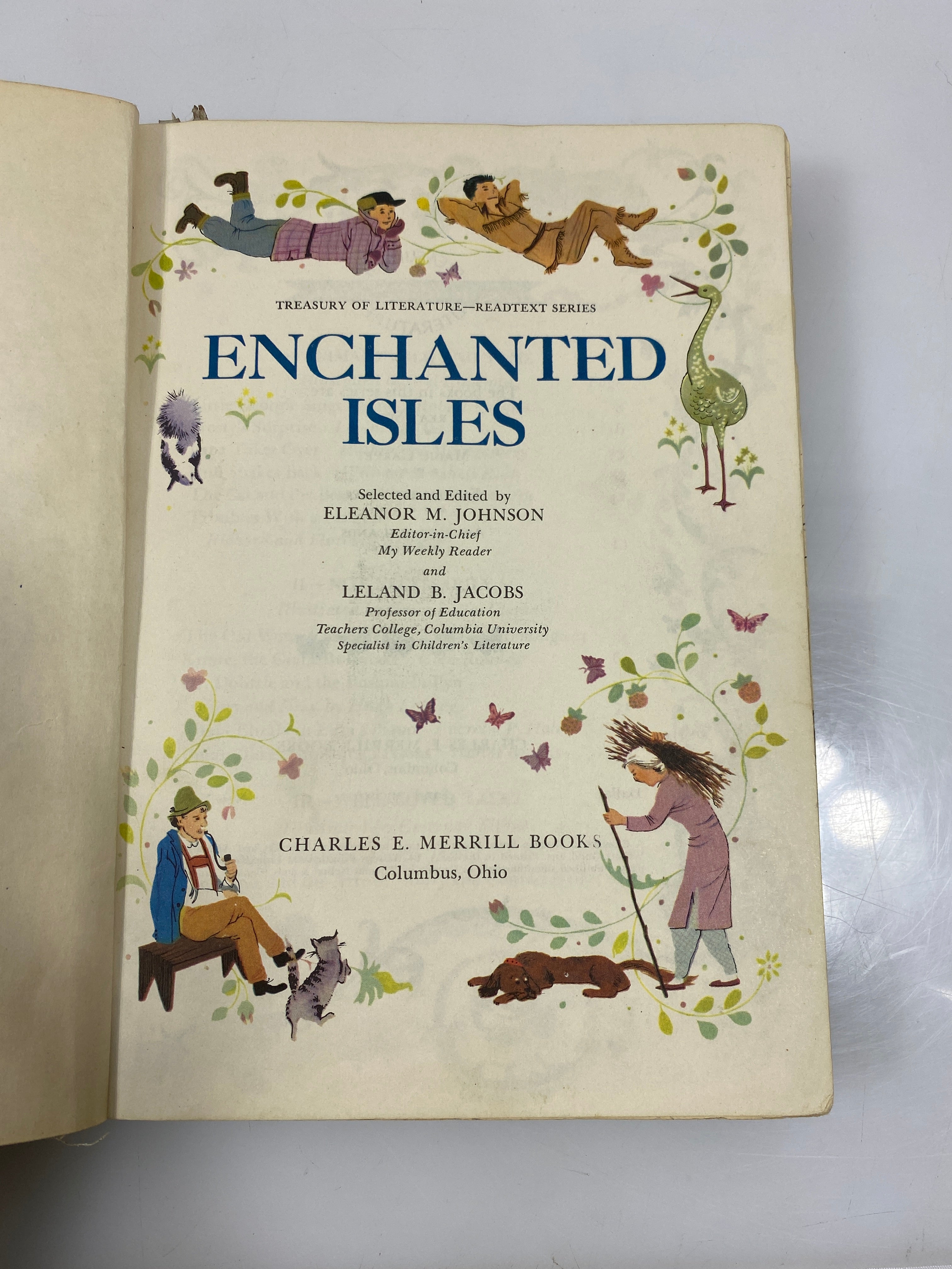 Lot of 2: Adventure Lands/Enchanted Isles 1954 HC