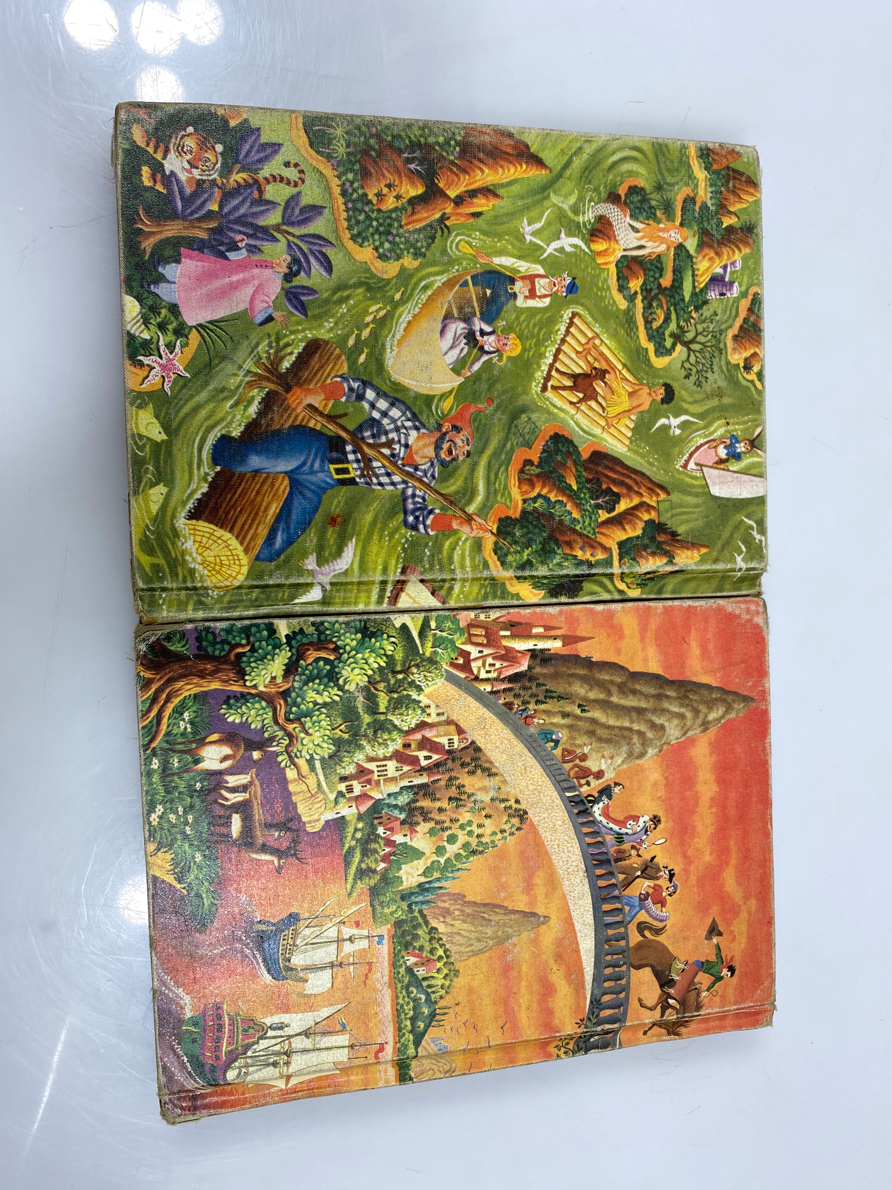 Lot of 2: Adventure Lands/Enchanted Isles 1954 HC