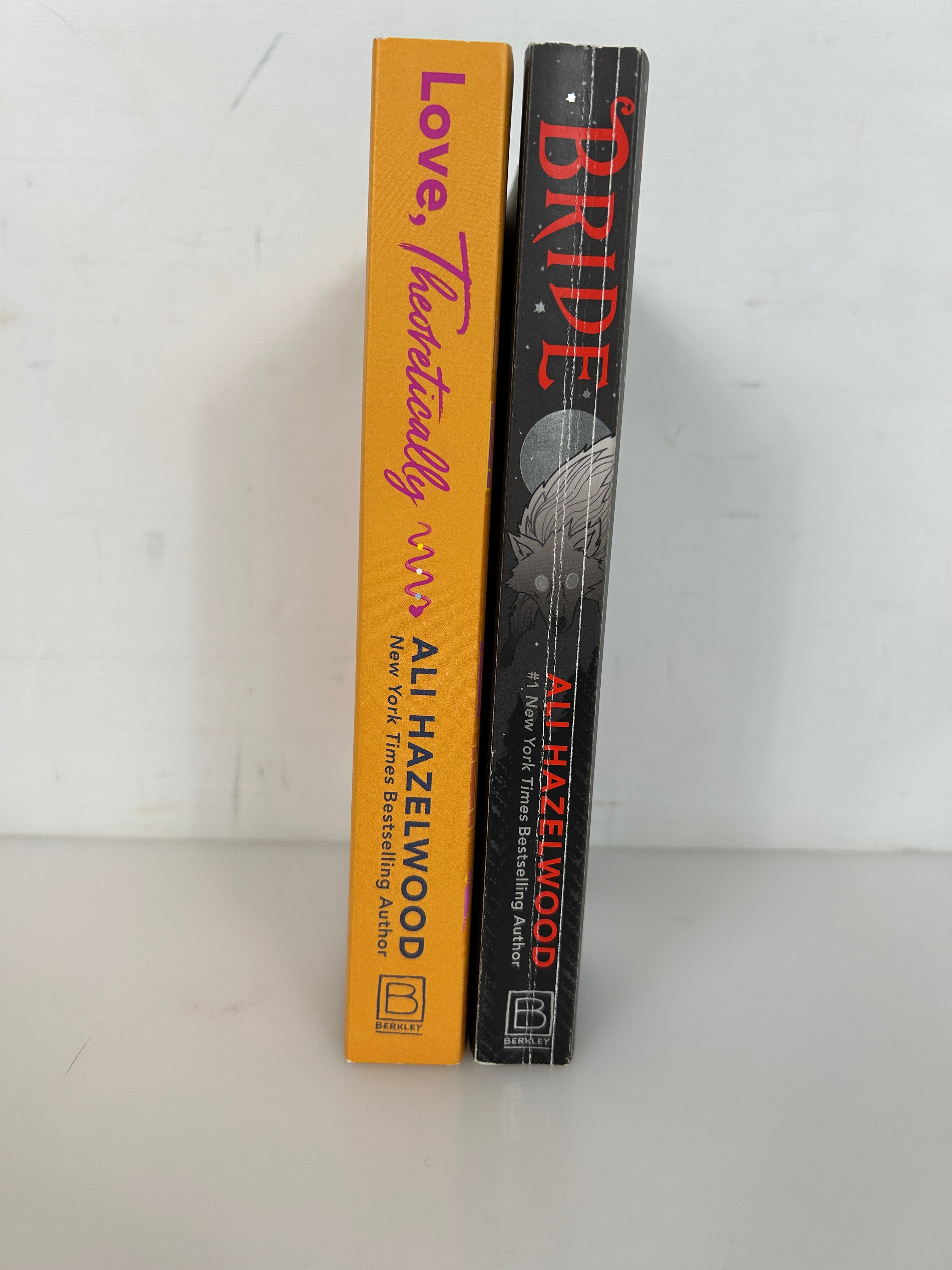 Lot of 2 Ali Hazelwood Romances: Bride & Love, Theoretically SC