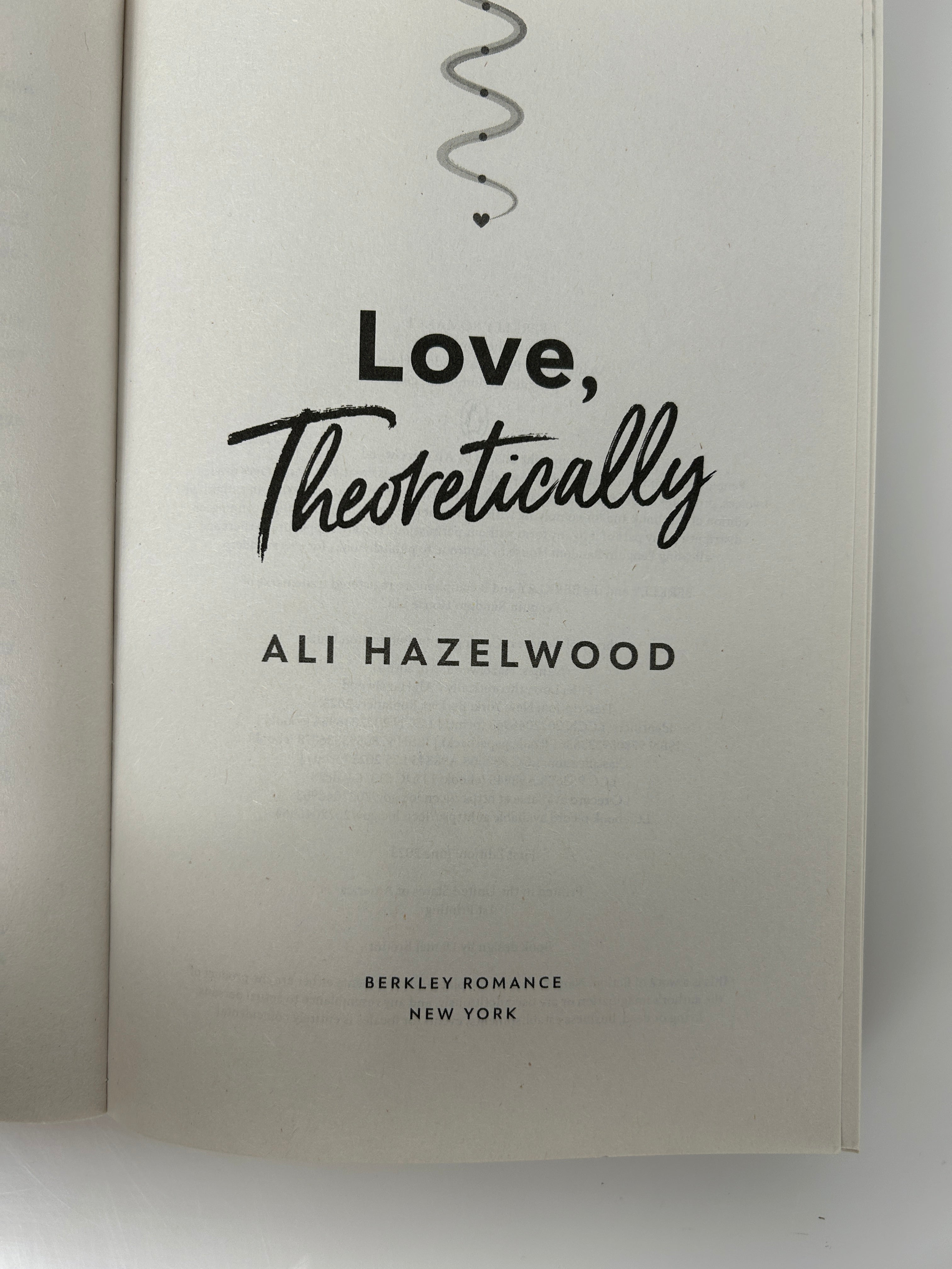 Lot of 2 Ali Hazelwood Romances: Bride & Love, Theoretically SC