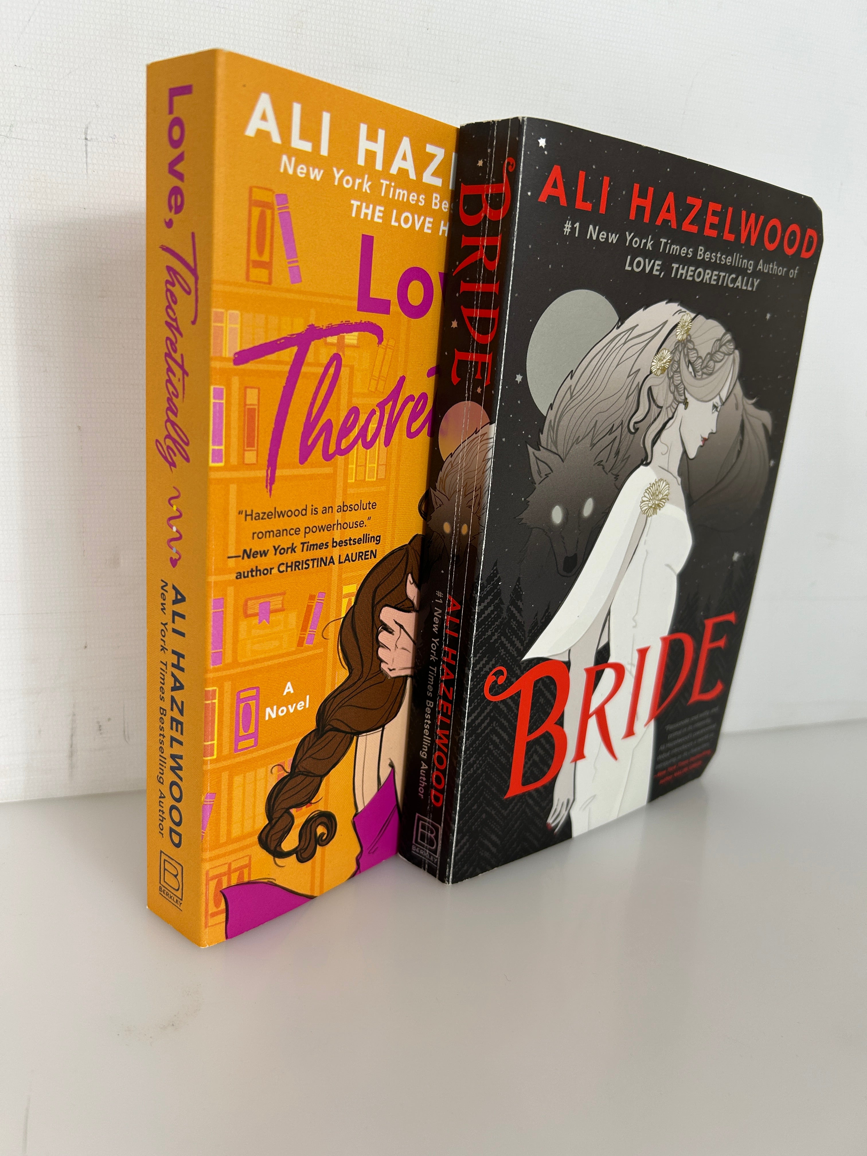 Lot of 2 Ali Hazelwood Romances: Bride & Love, Theoretically SC