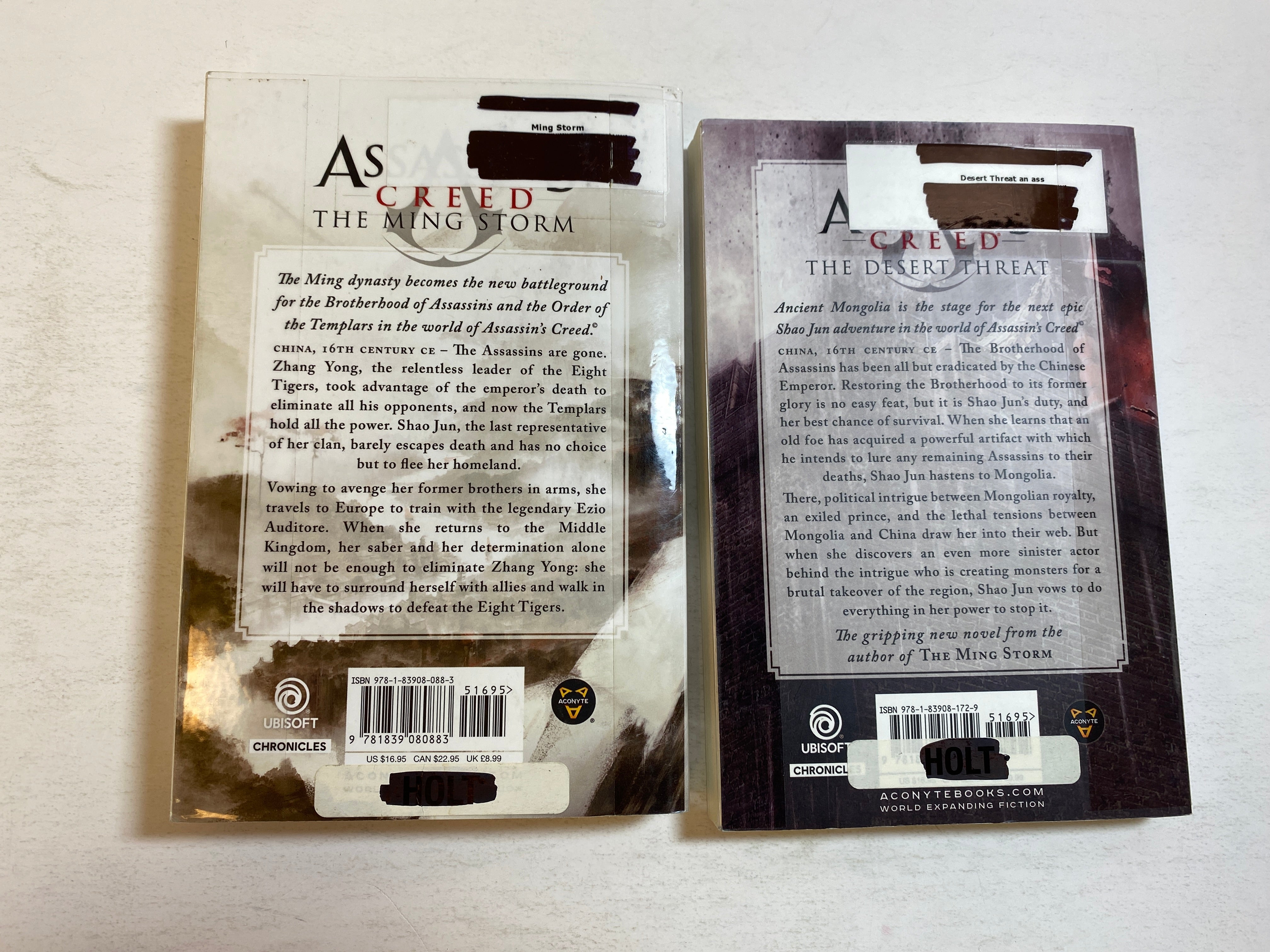 Lot of 2 Assassin's Creed SC Books 2021-2022