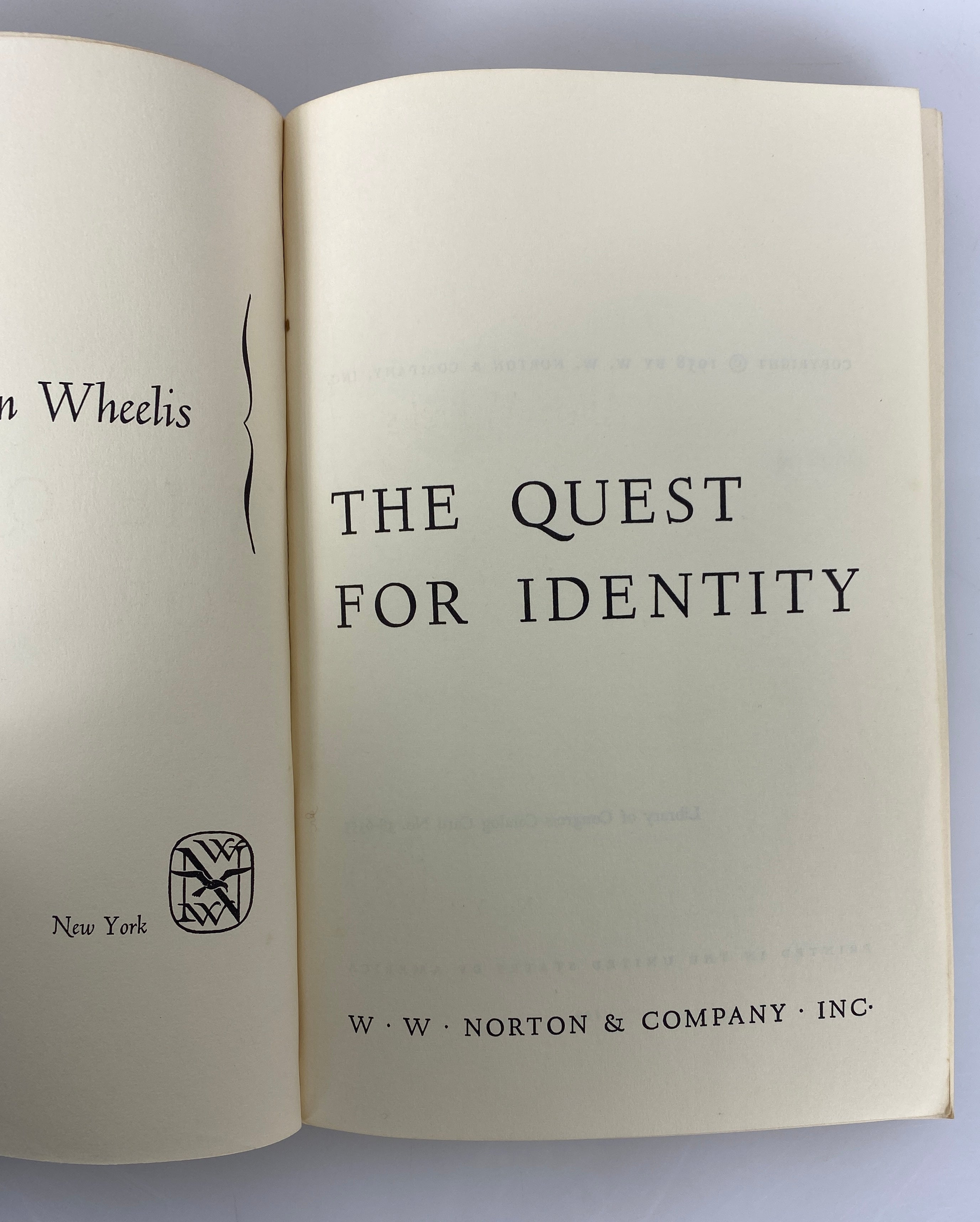 Lot of 2: Assimilation in American Life/The Quest for Identity 1958-68 SC