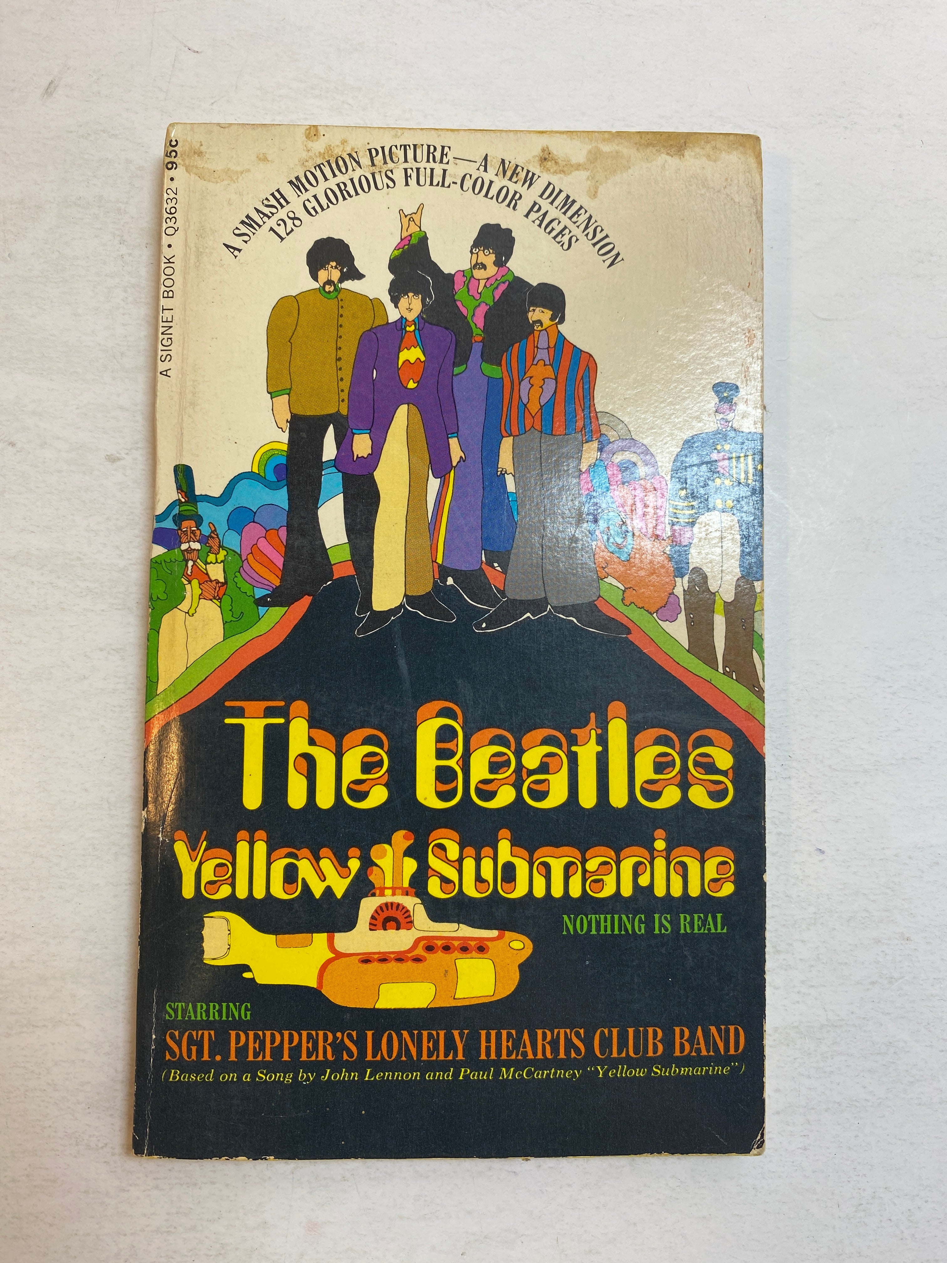 Lot of 2 Beatles Paperbacks Yellow Submarine 1968