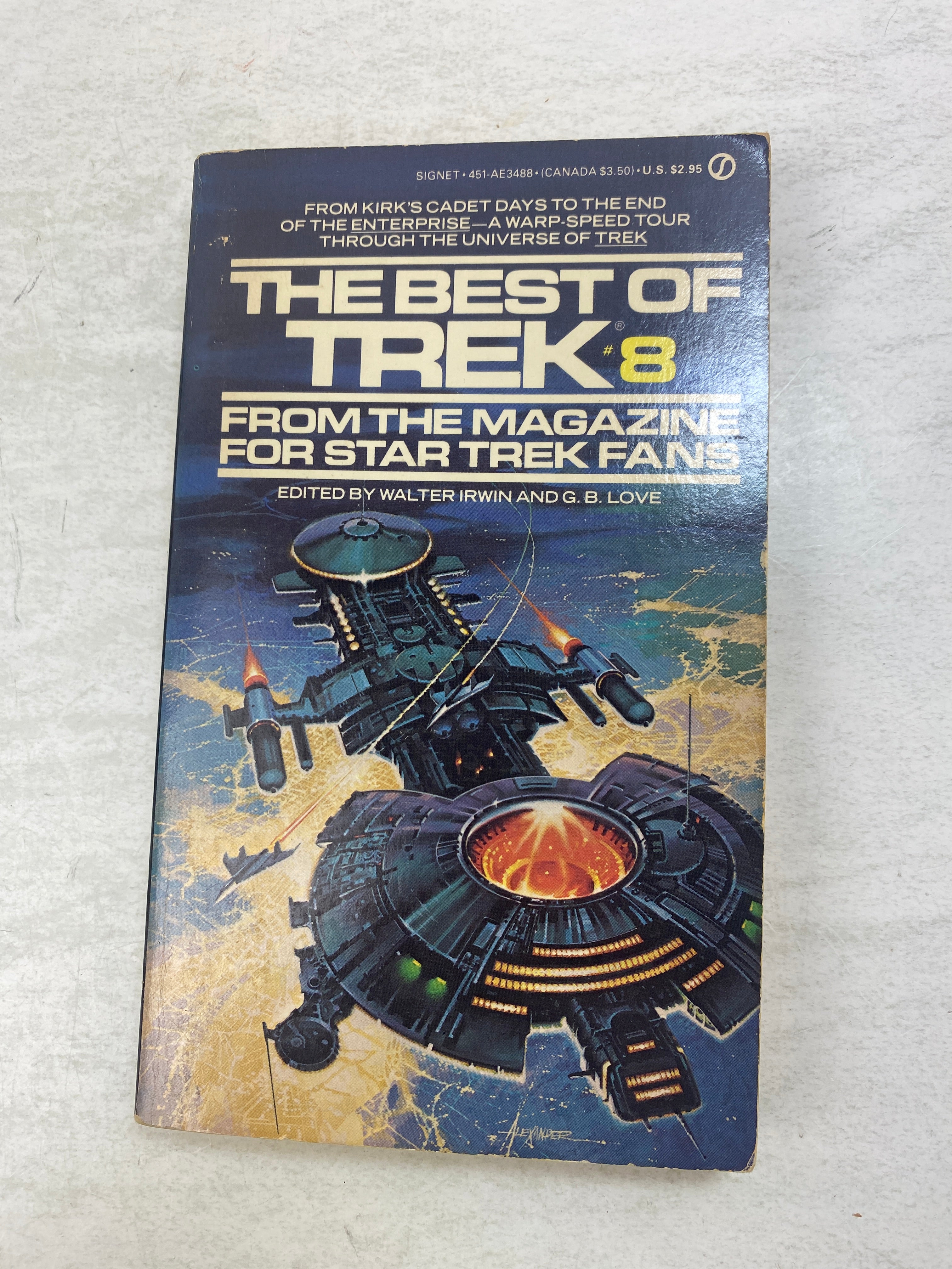 Lot of 2 Best of Star Trek paperbacks 4, 8 1981-1985