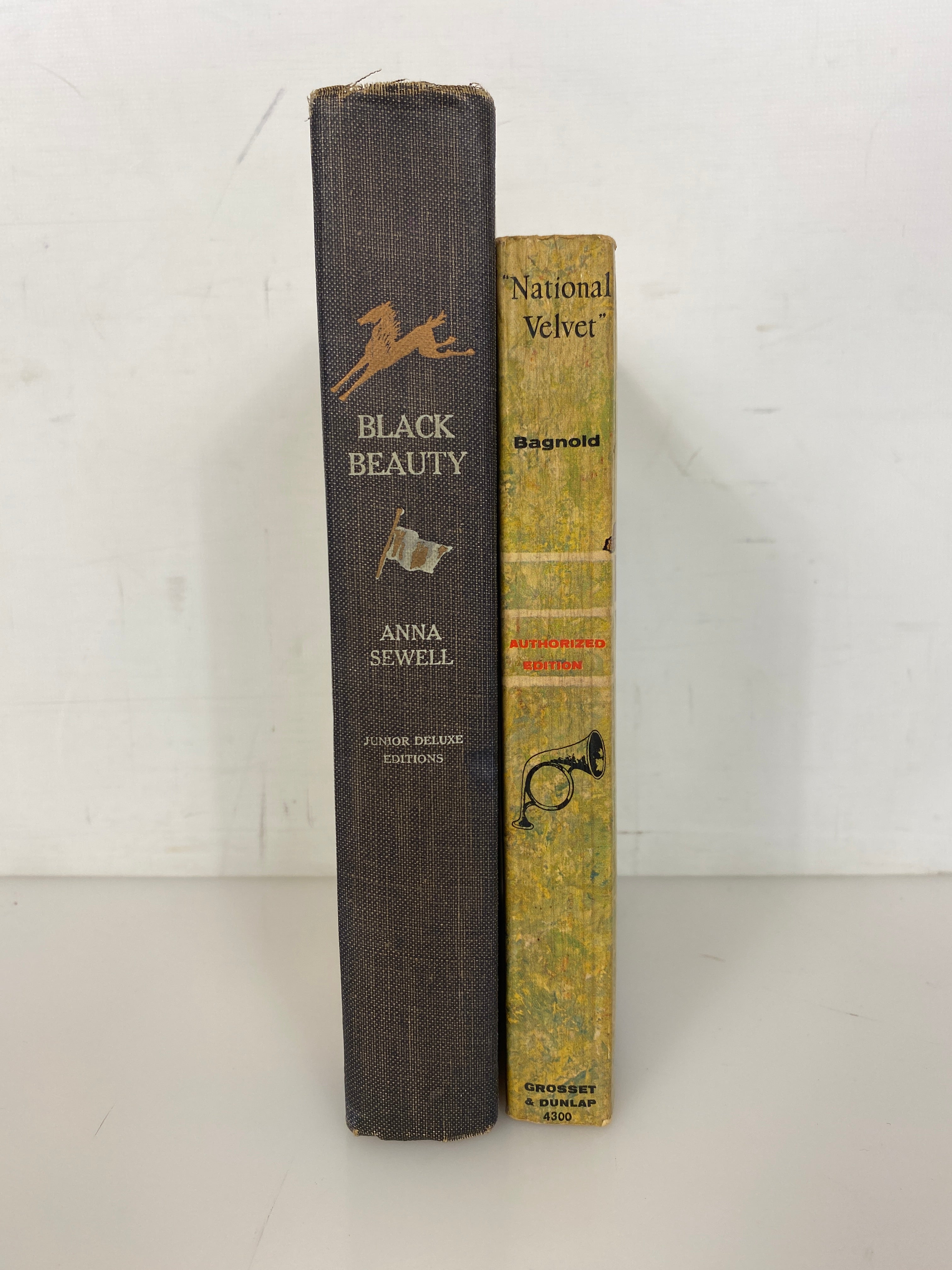 Lot of 2 Black Beauty by Sewell 1946/National Velvet by Bagnold 1949