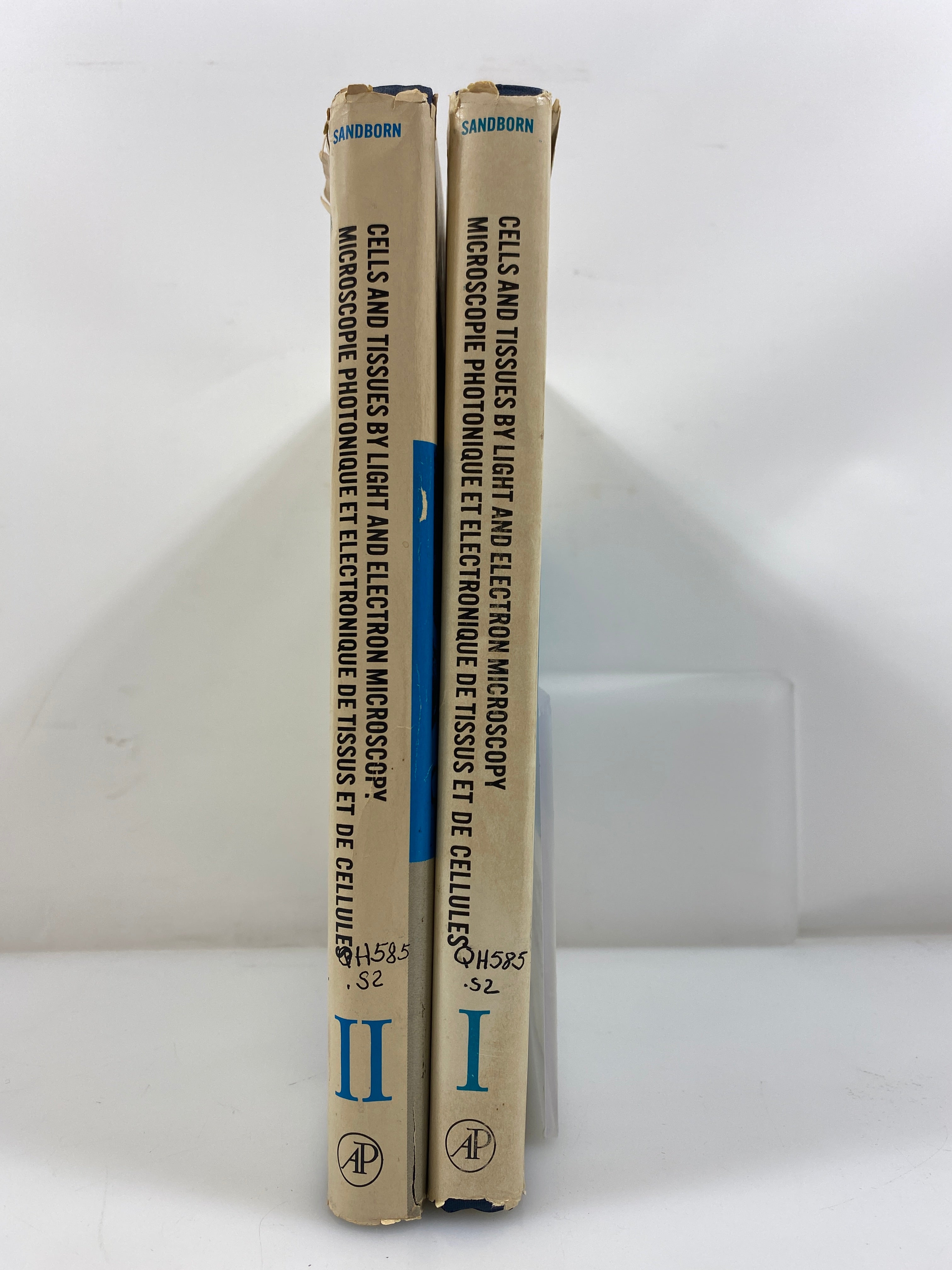 Lot of 2 Cells & Tissues by Light & Electron Microscopy 1-2 Ex-library 1970 HCDJ