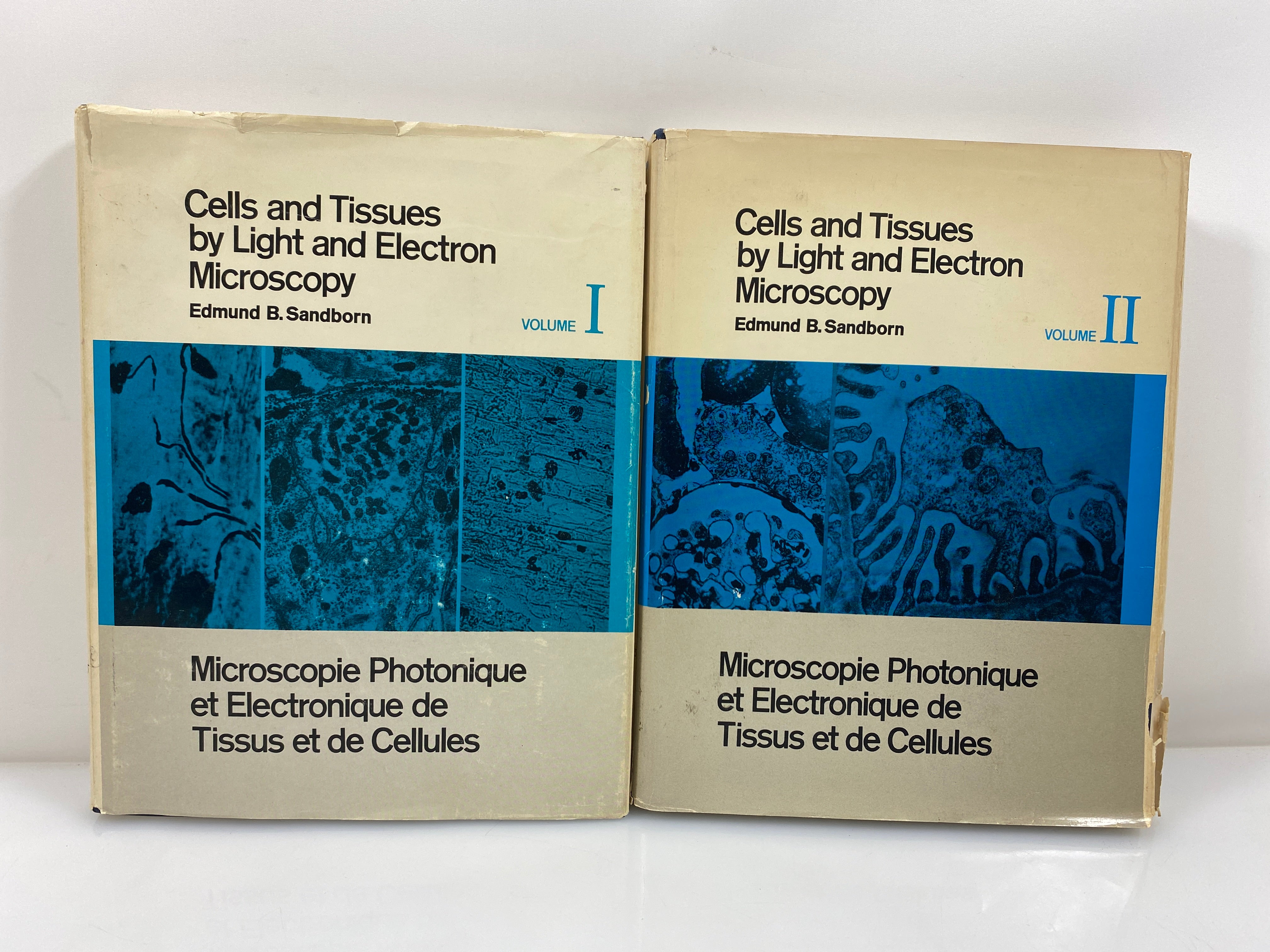 Lot of 2 Cells & Tissues by Light & Electron Microscopy 1-2 Ex-library 1970 HCDJ