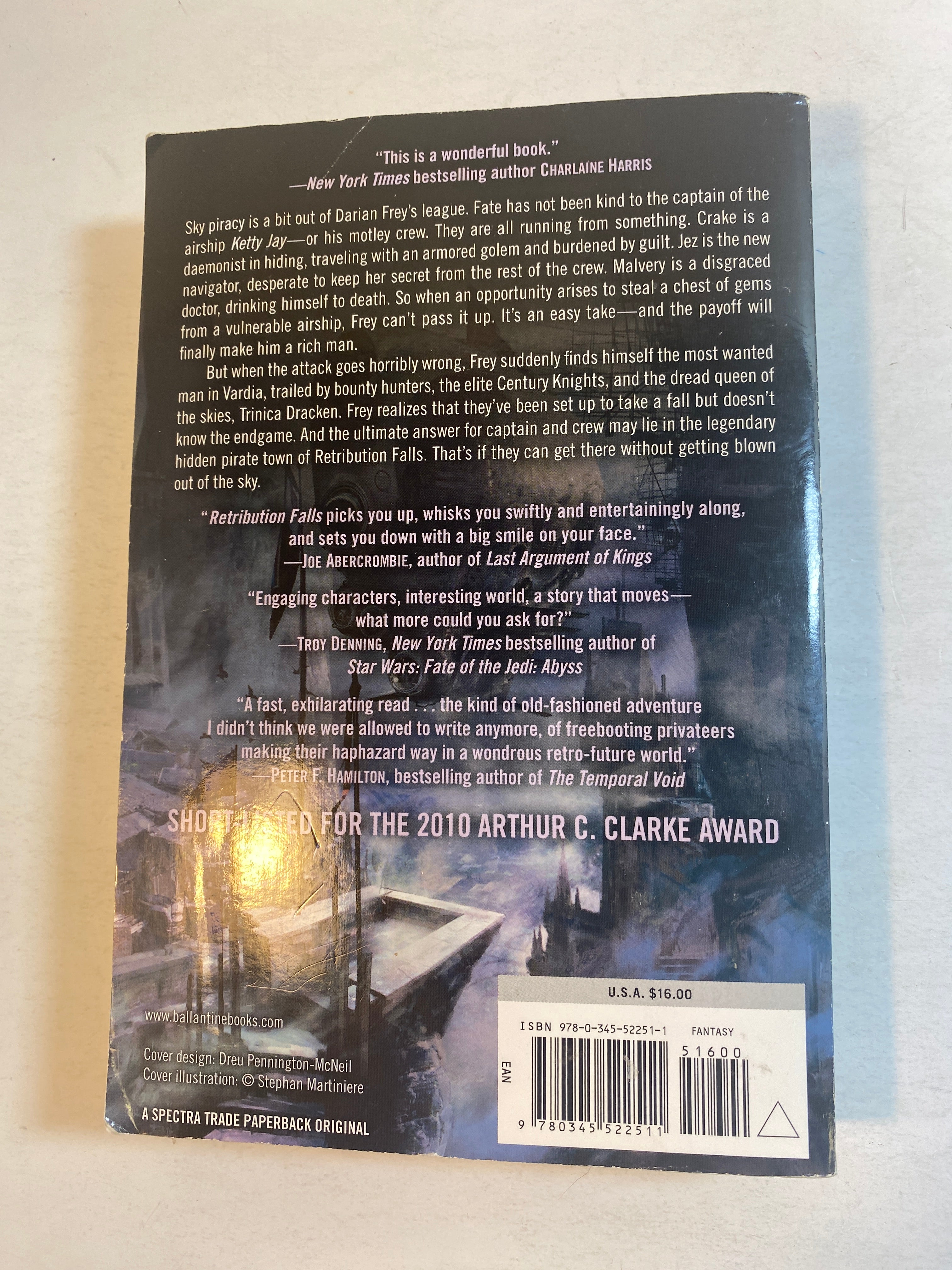 Lot of 2 Chris Wooding Books Paperback 2009-2010