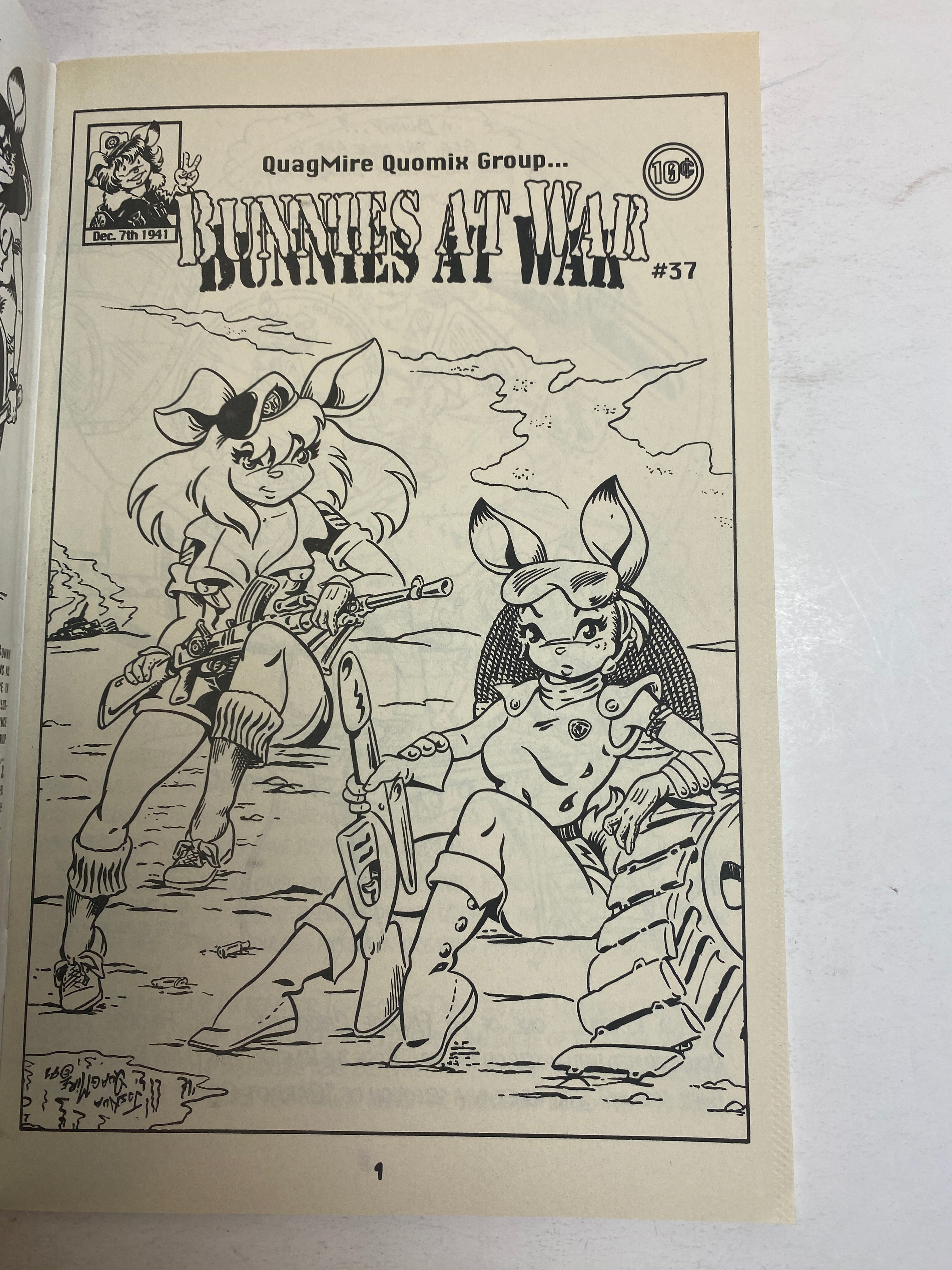 Lot of 2 Cutey Bunny Magnecom Comics 1994
