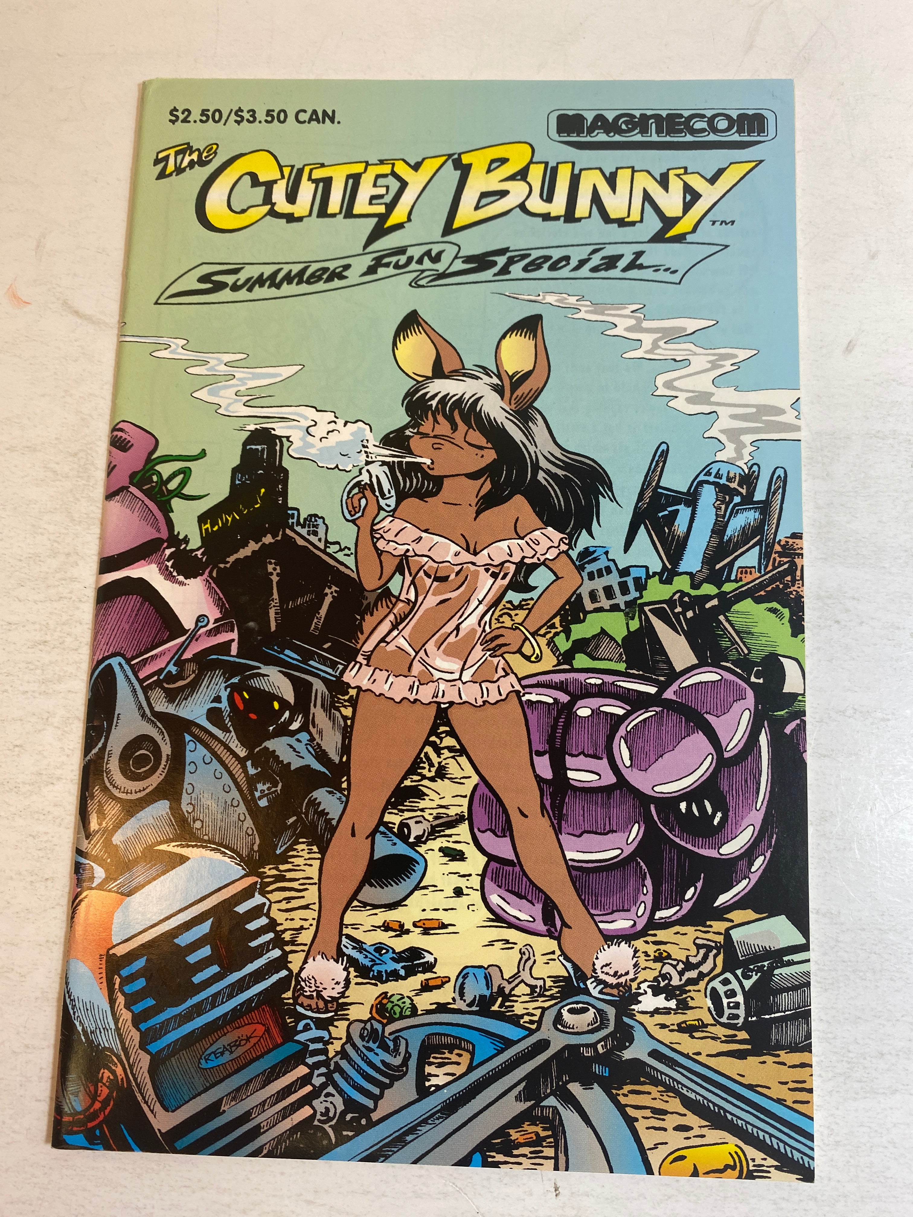 Lot of 2 Cutey Bunny Magnecom Comics 1994