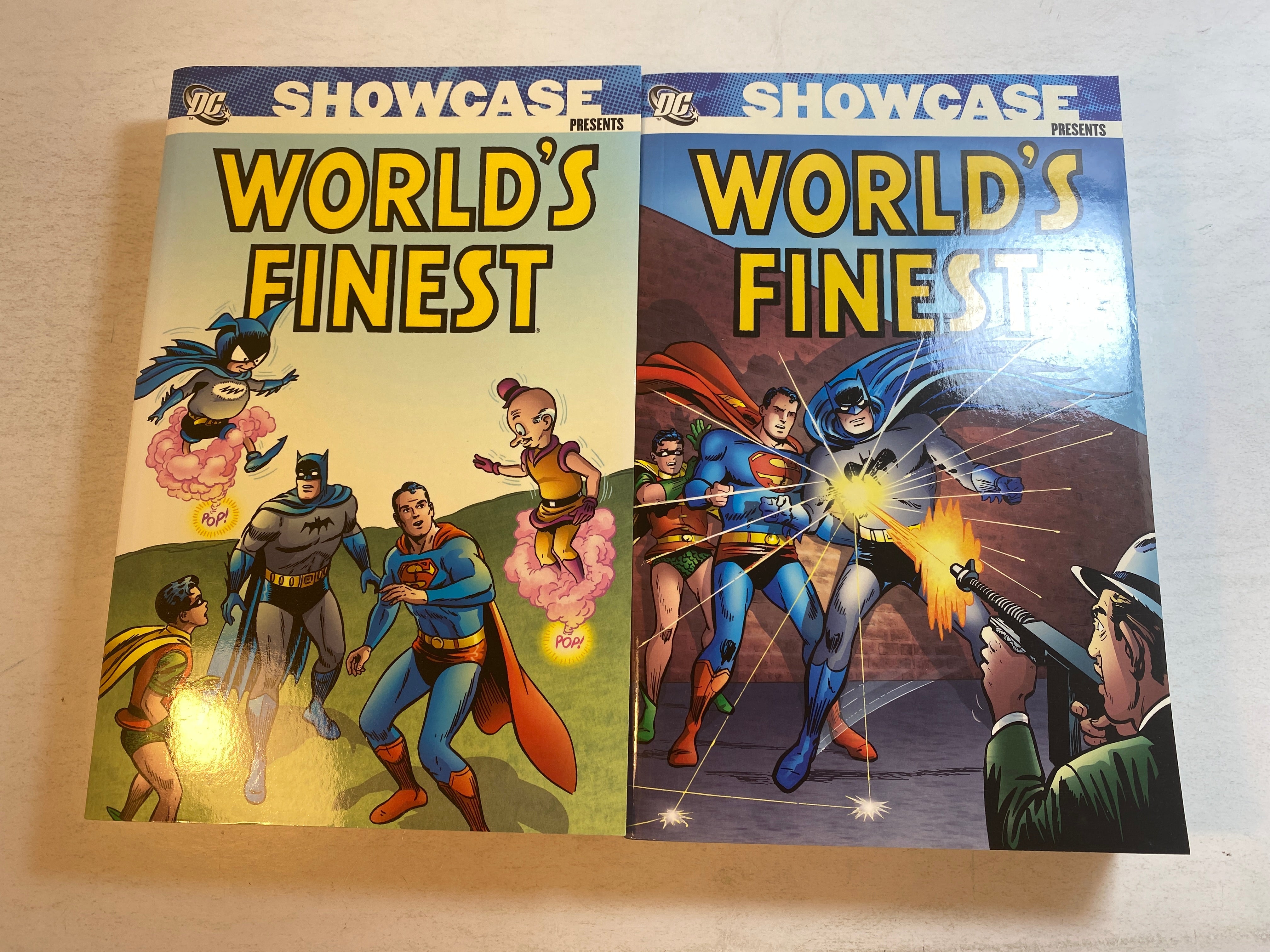 Lot of 2 DC Comics Showcase World's Finest Volumes 1-2 2007-2008
