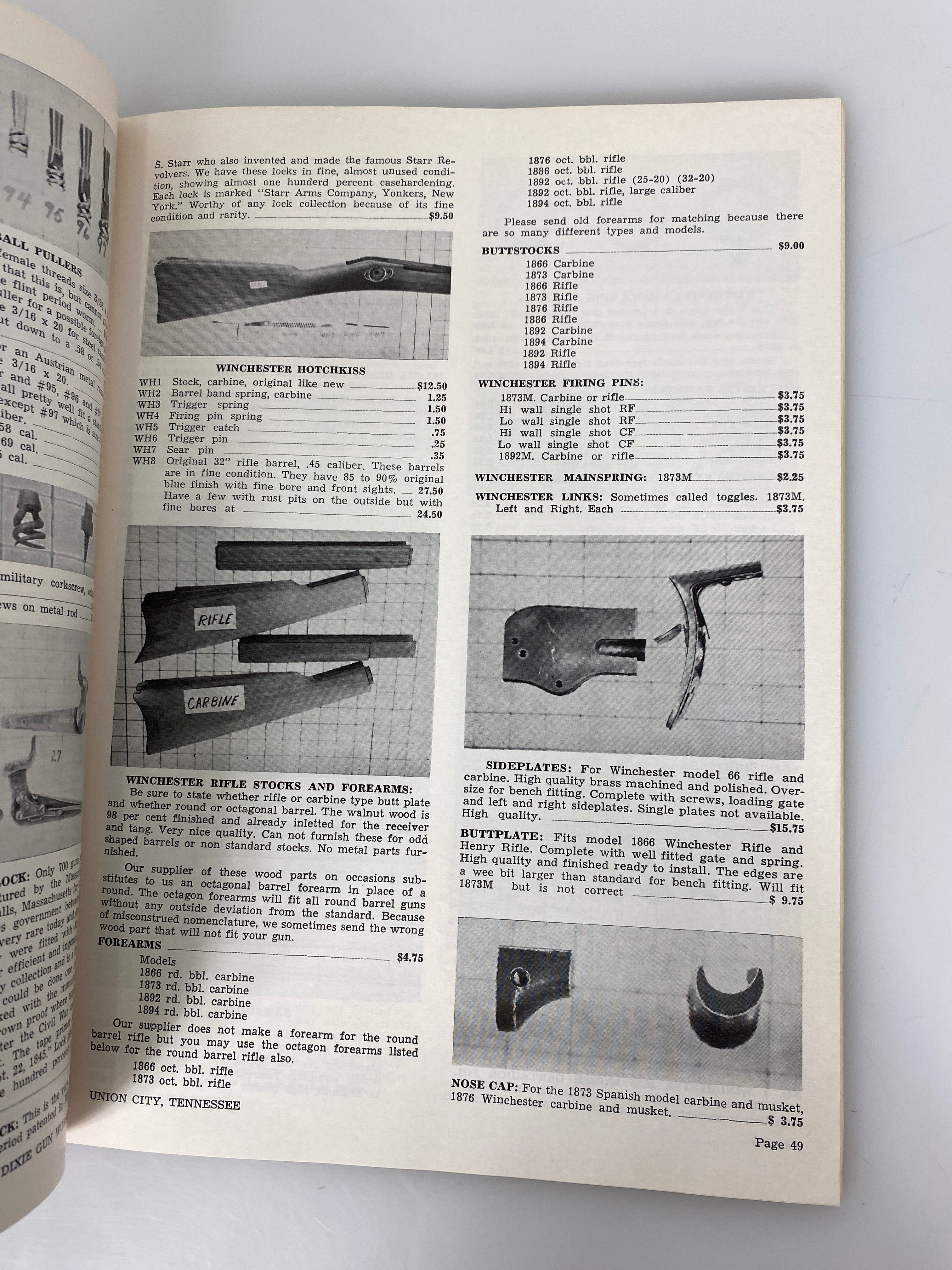 Lot of 2 Dixie Gun Works Catalogs 1960s