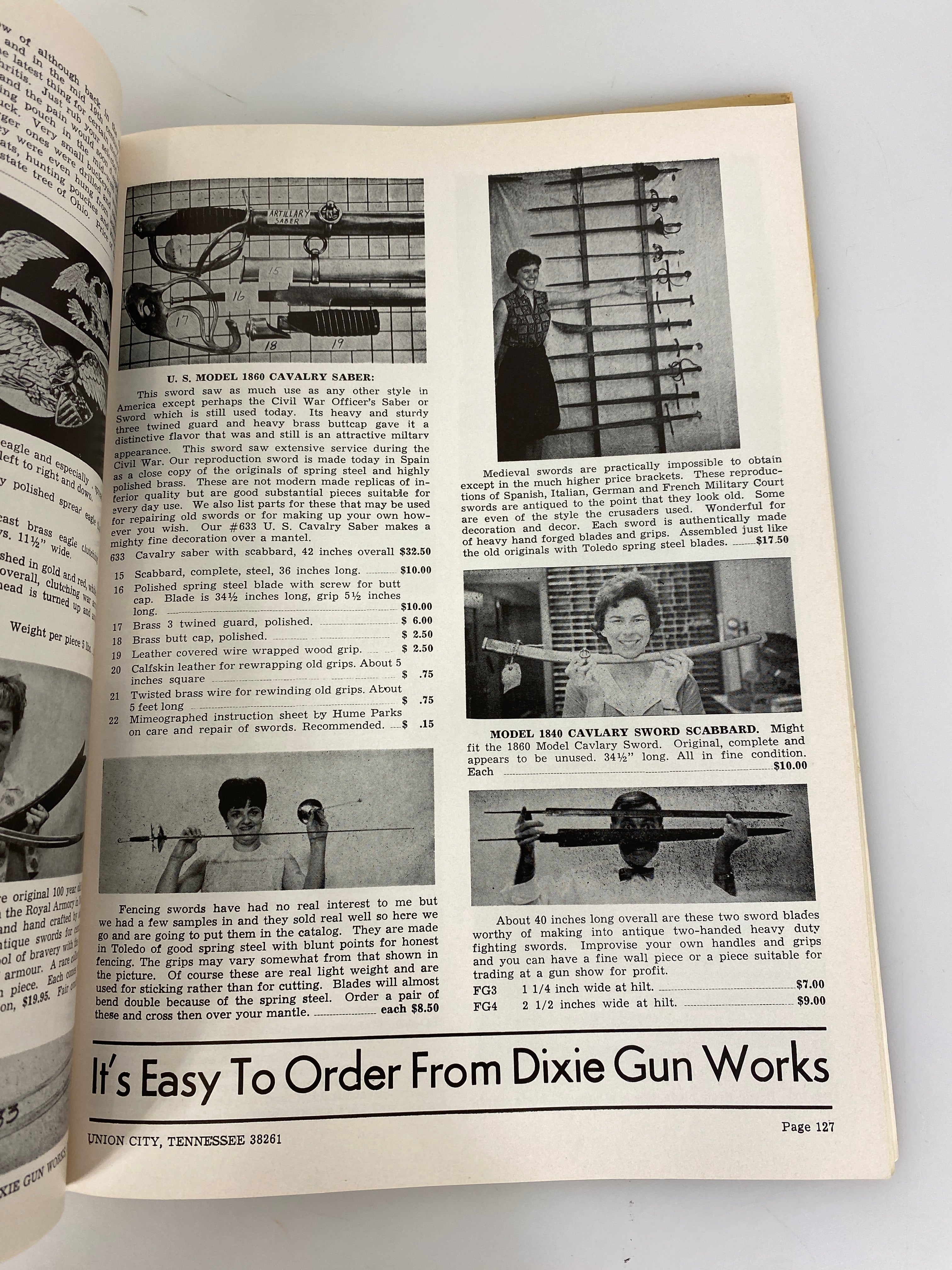 Lot of 2 Dixie Gun Works Catalogs 1960s