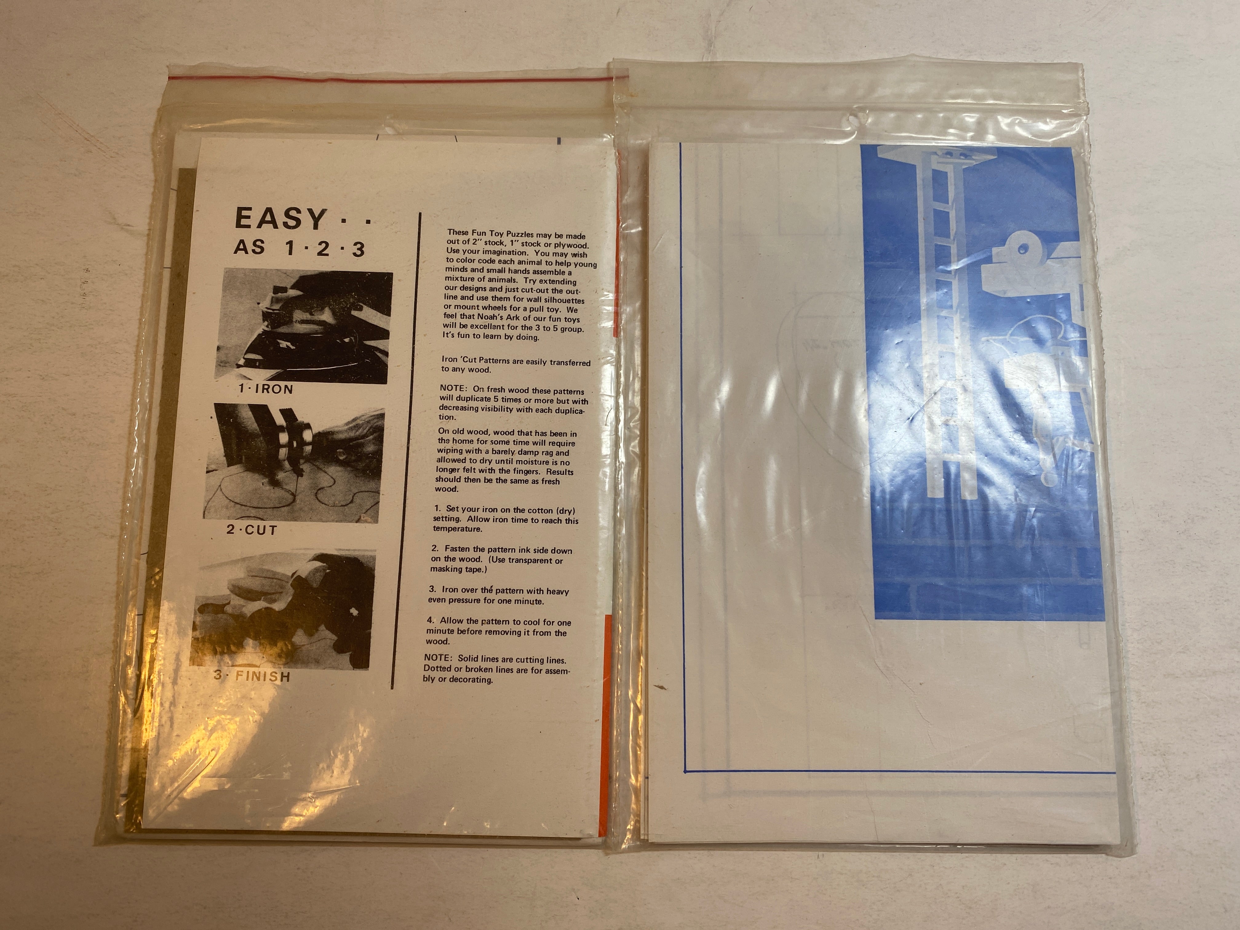 Lot of 2 Do-It-Yourself Build It Puzzle Toy Kits