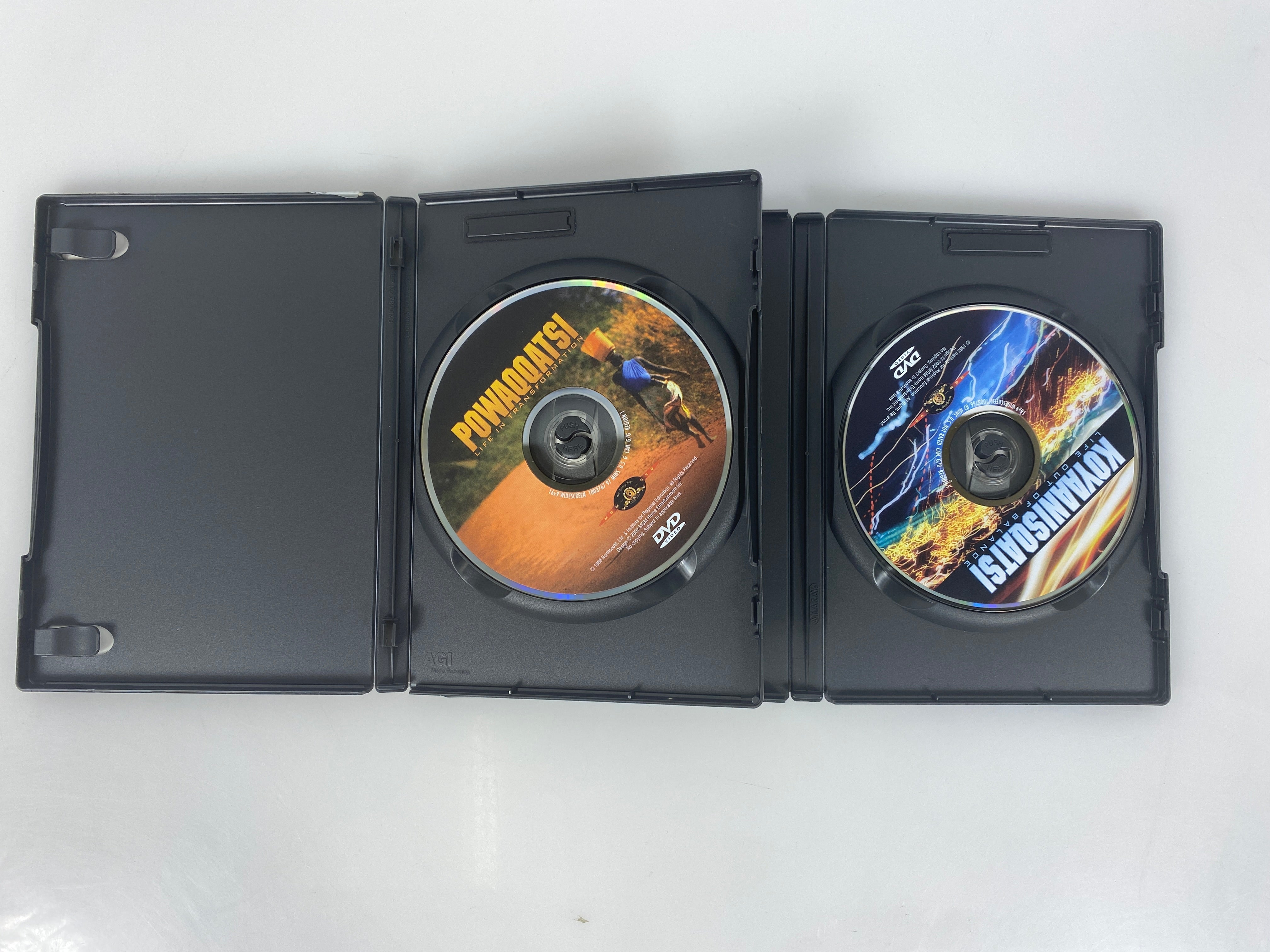 Lot of 2 DVDs Powaqqatsi Koyaanisqatsi Coppola 1983-1988