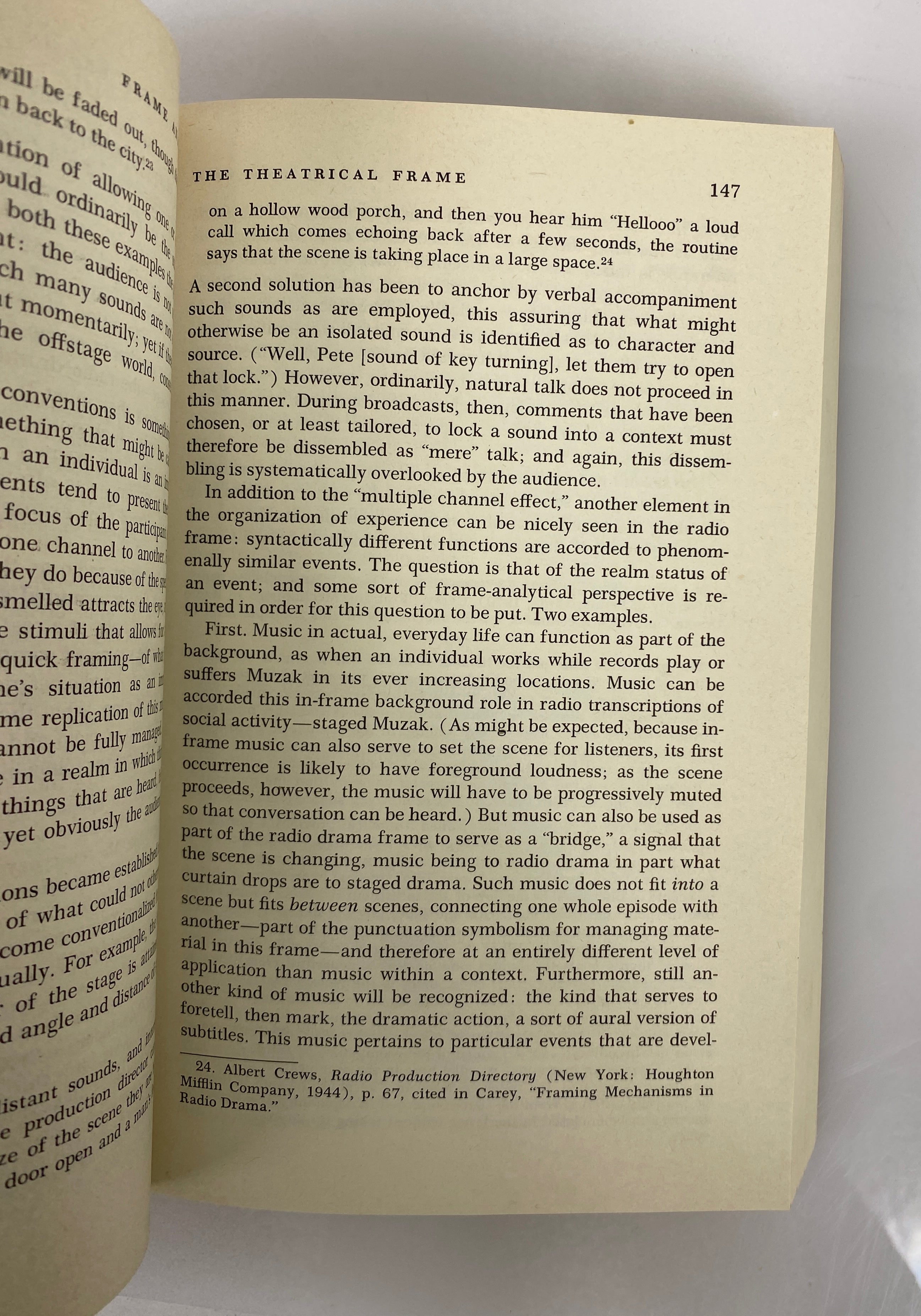 Lot of 2 Erving Goffman: Relations in Public/Frame Analysis 1972-74 SC