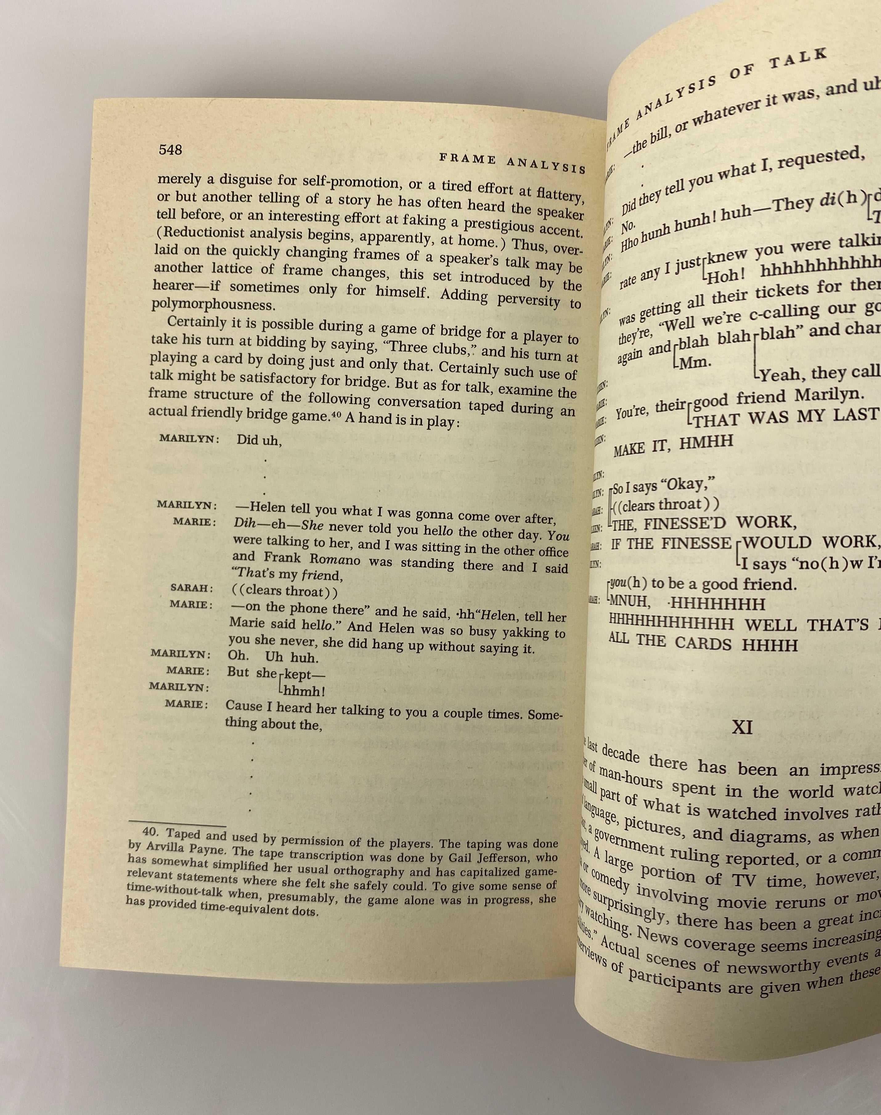Lot of 2 Erving Goffman: Relations in Public/Frame Analysis 1972-74 SC