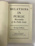 Lot of 2 Erving Goffman: Relations in Public/Frame Analysis 1972-74 SC