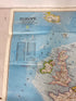 Lot of 2 Europe Nat Geo Maps: History of Europe & Europe 1983-92