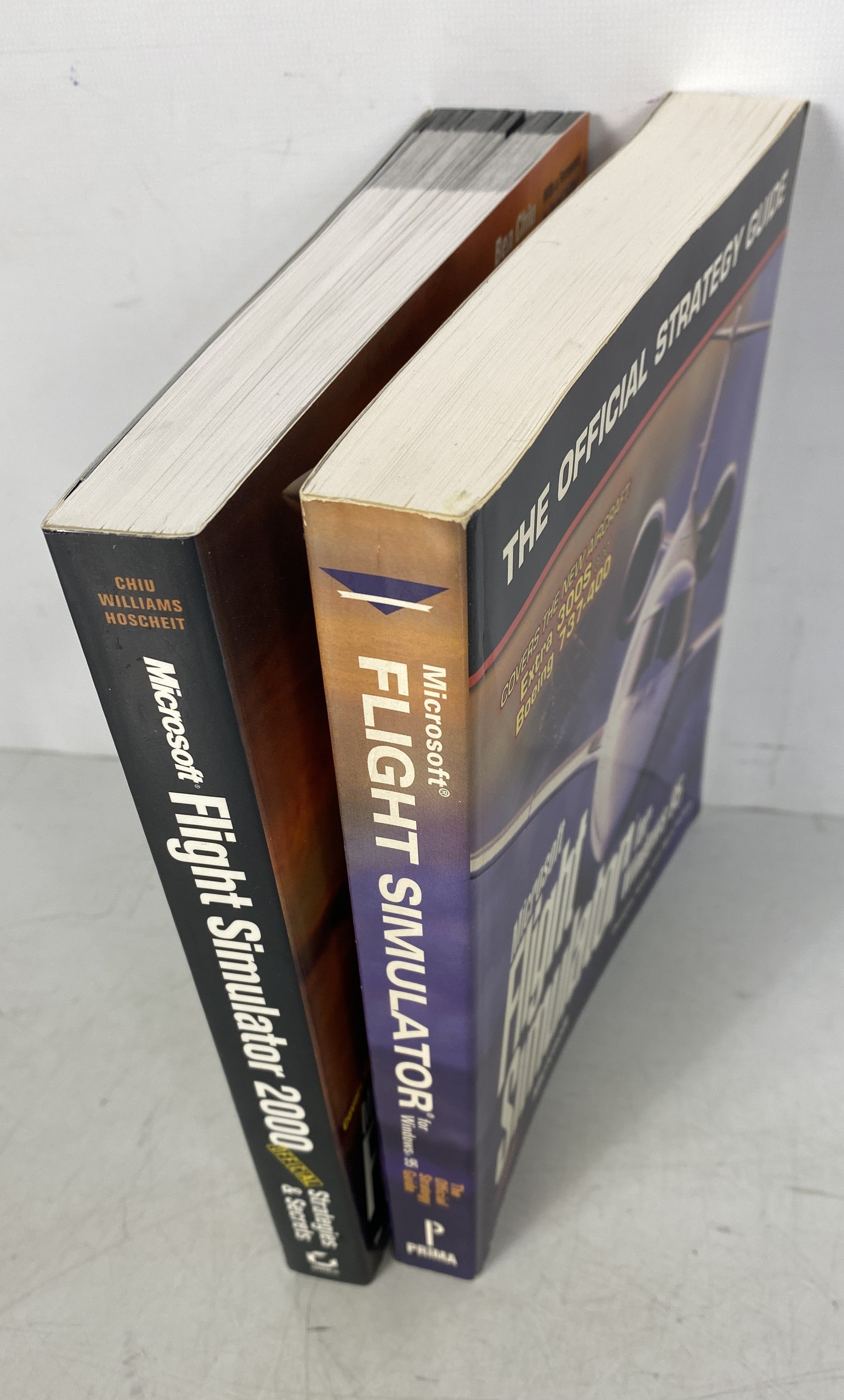 Lot of 2 Flight Simulator Strategy Guides 1998/1999