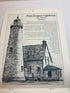 Lot of 2 Great Lakes Engagement Lighthouse Calendars 1985-1986