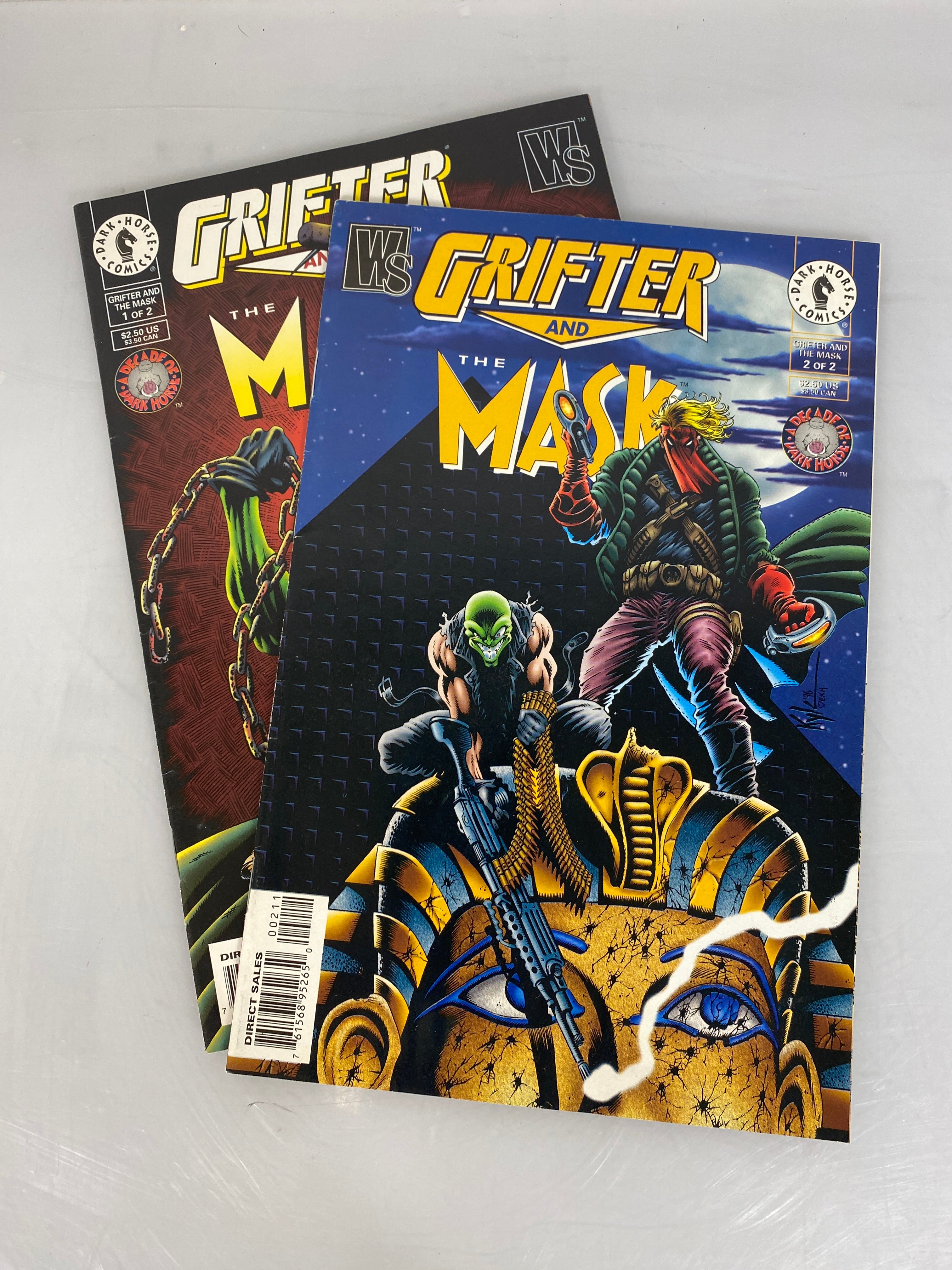 Lot of 2 Grifter and the Mask Dark Horse Comics 1996