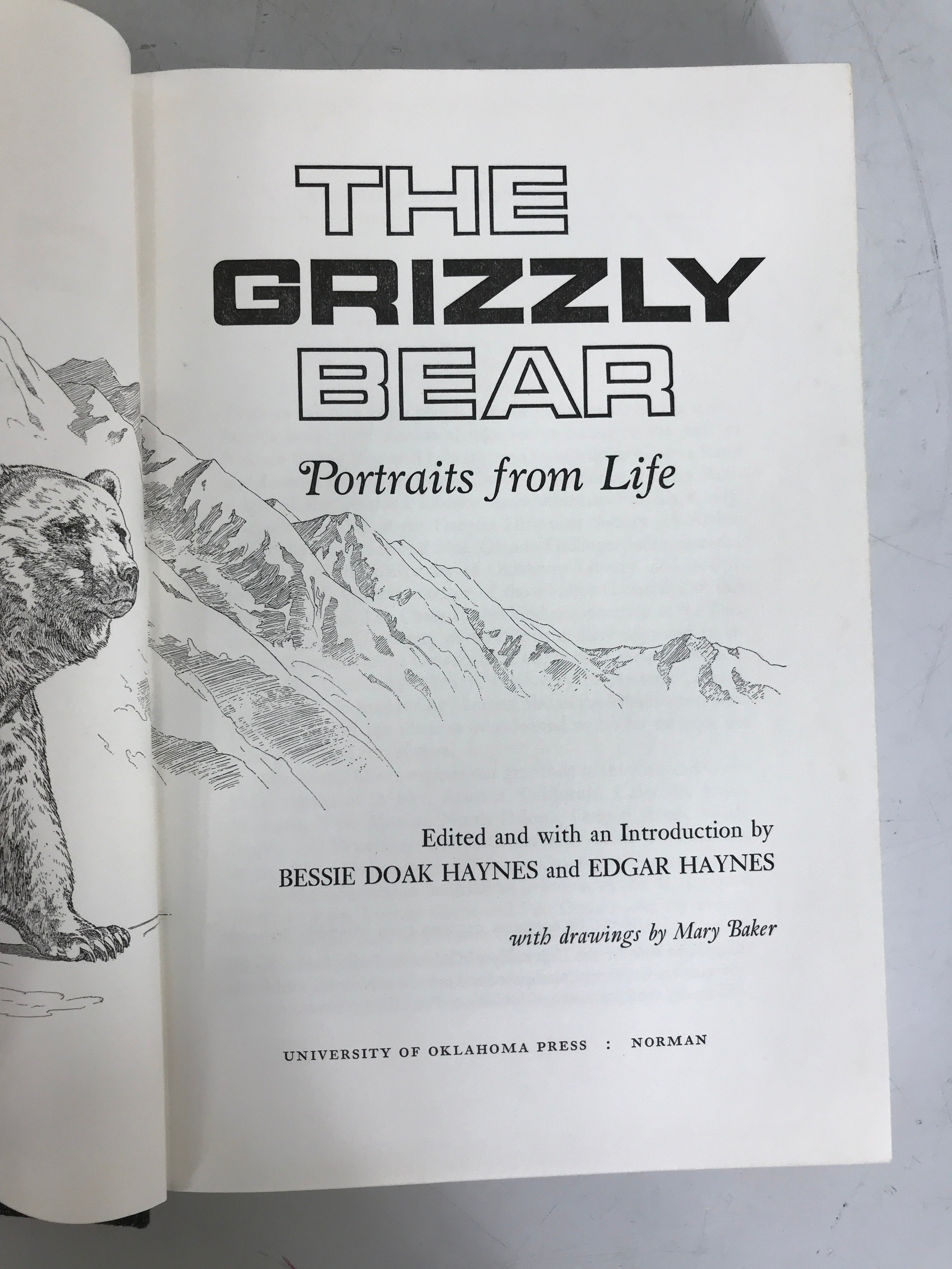 Lot of 2: Grizzly Country 1968/The Grizzly Bear 1966 1st HC DJ