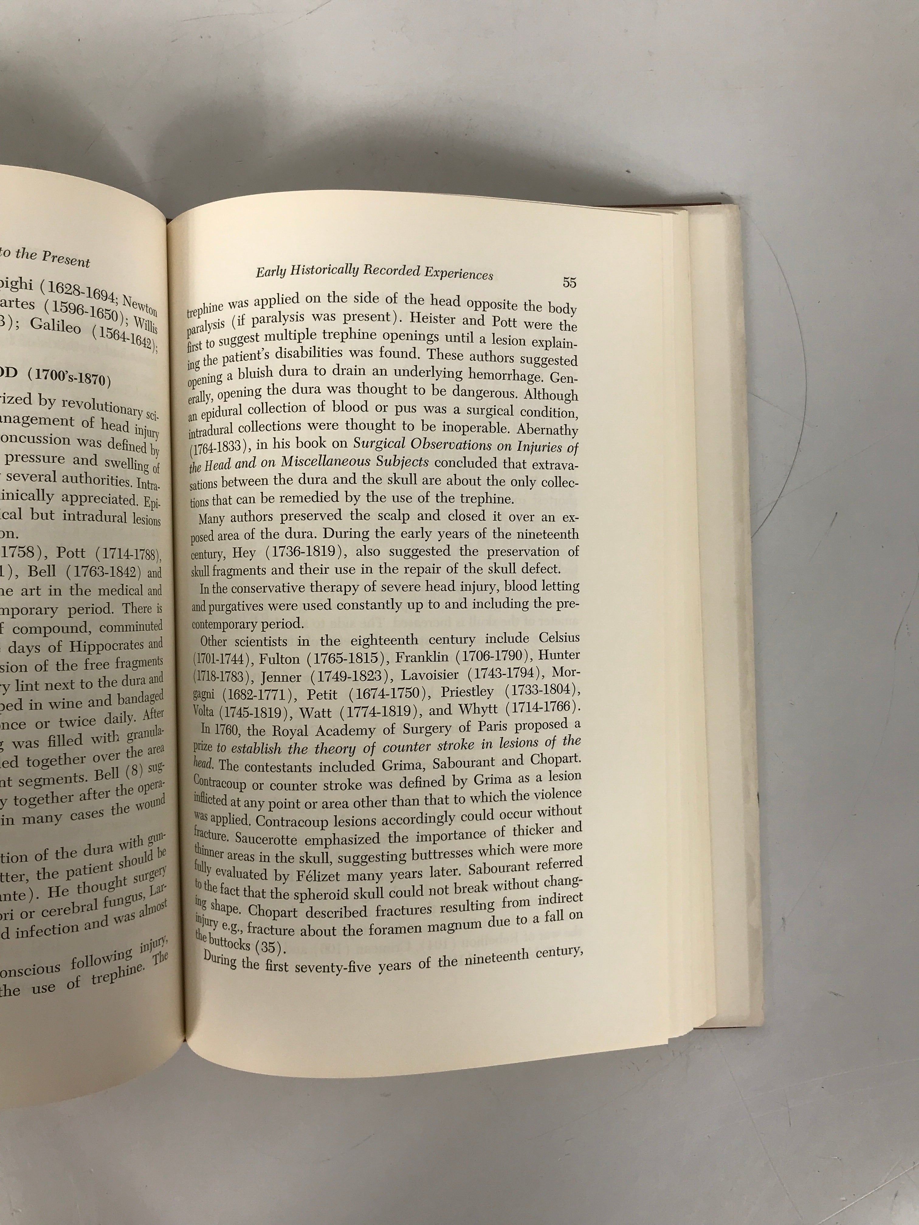 Lot of 2: Head Injury from Antiquity-Present/Head Wounds in WWII 1961-73 HC