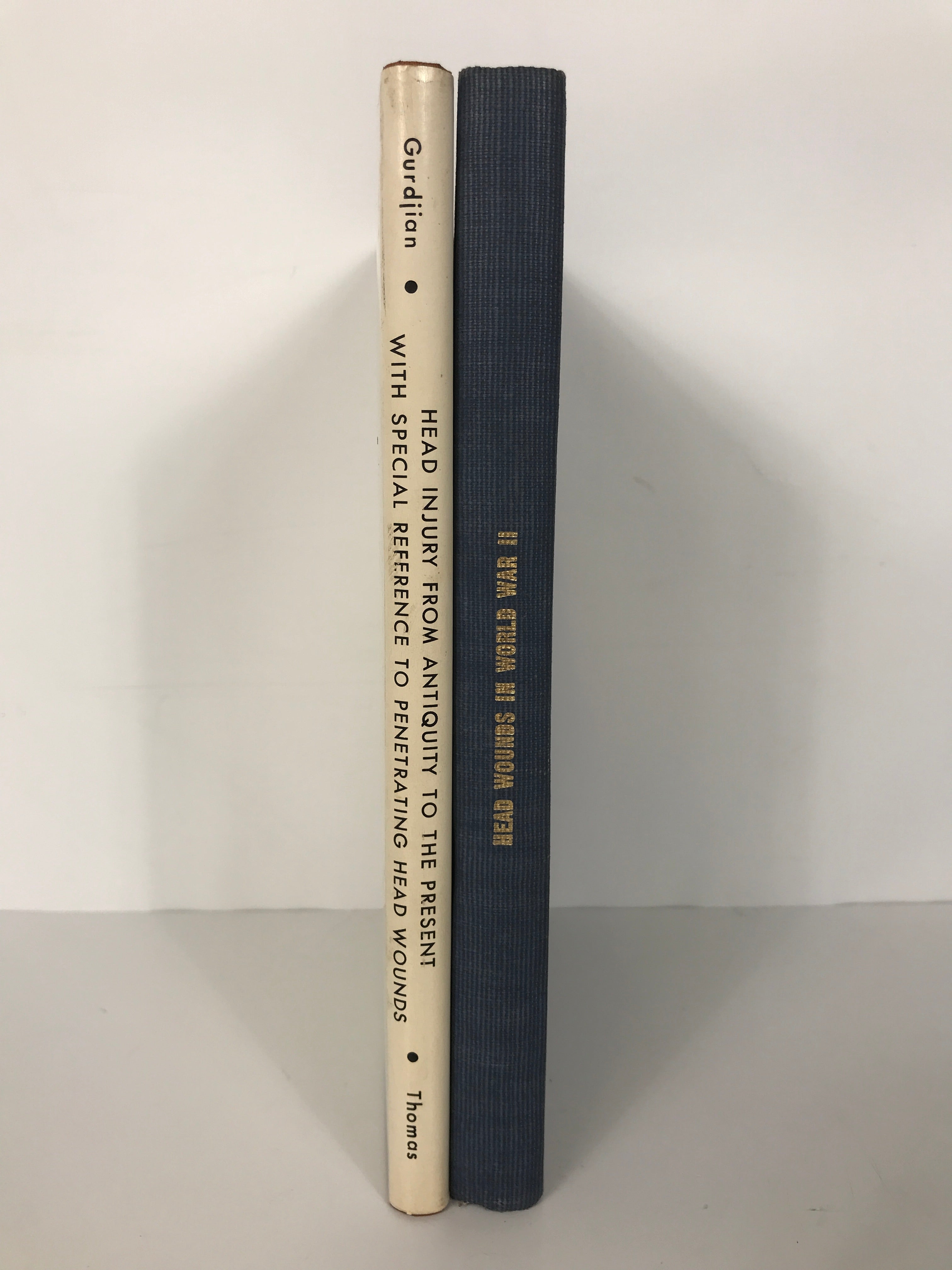 Lot of 2: Head Injury from Antiquity-Present/Head Wounds in WWII 1961-73 HC